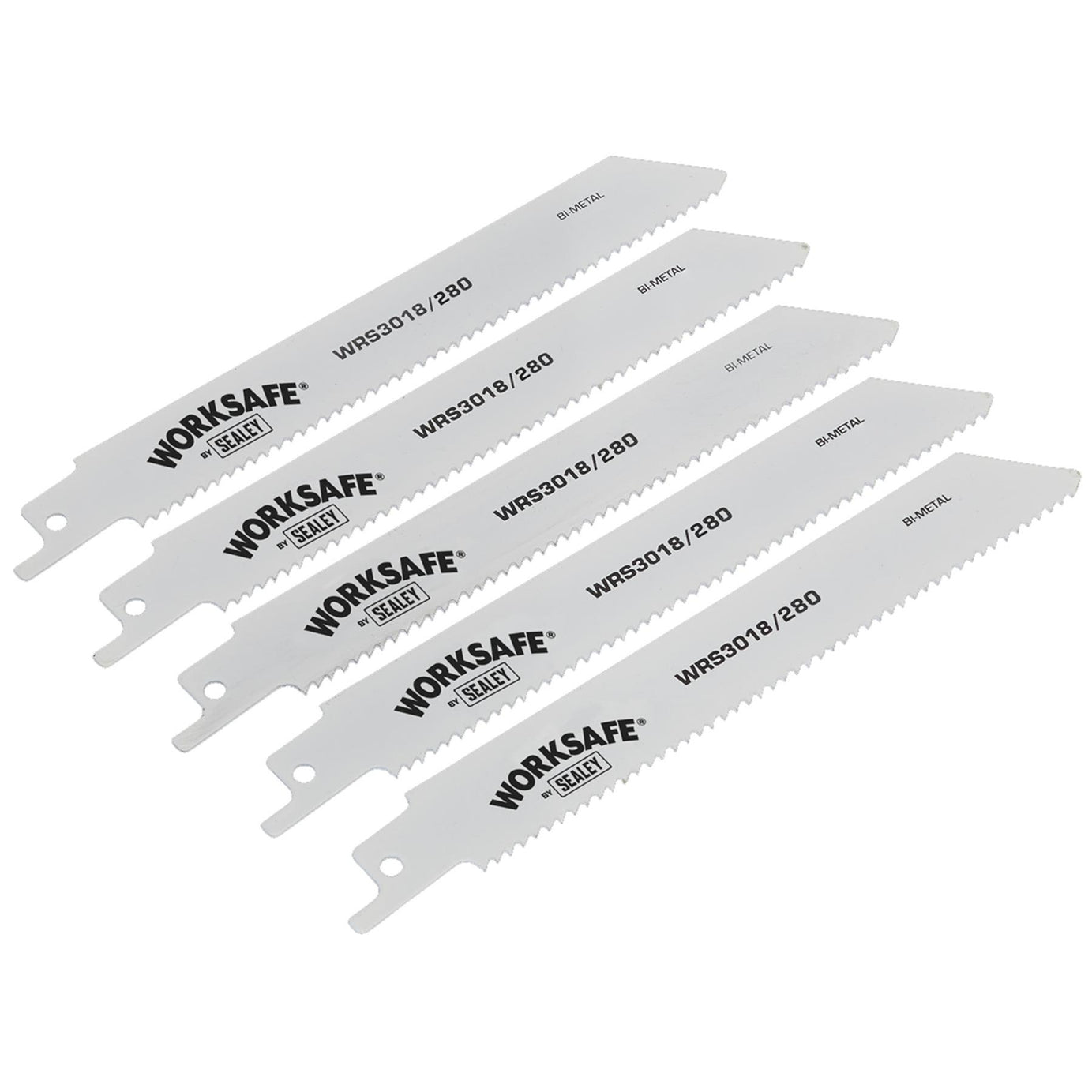 Reciprocating Saw Blade 280mm 10tpi - Pack of 5 Sealey