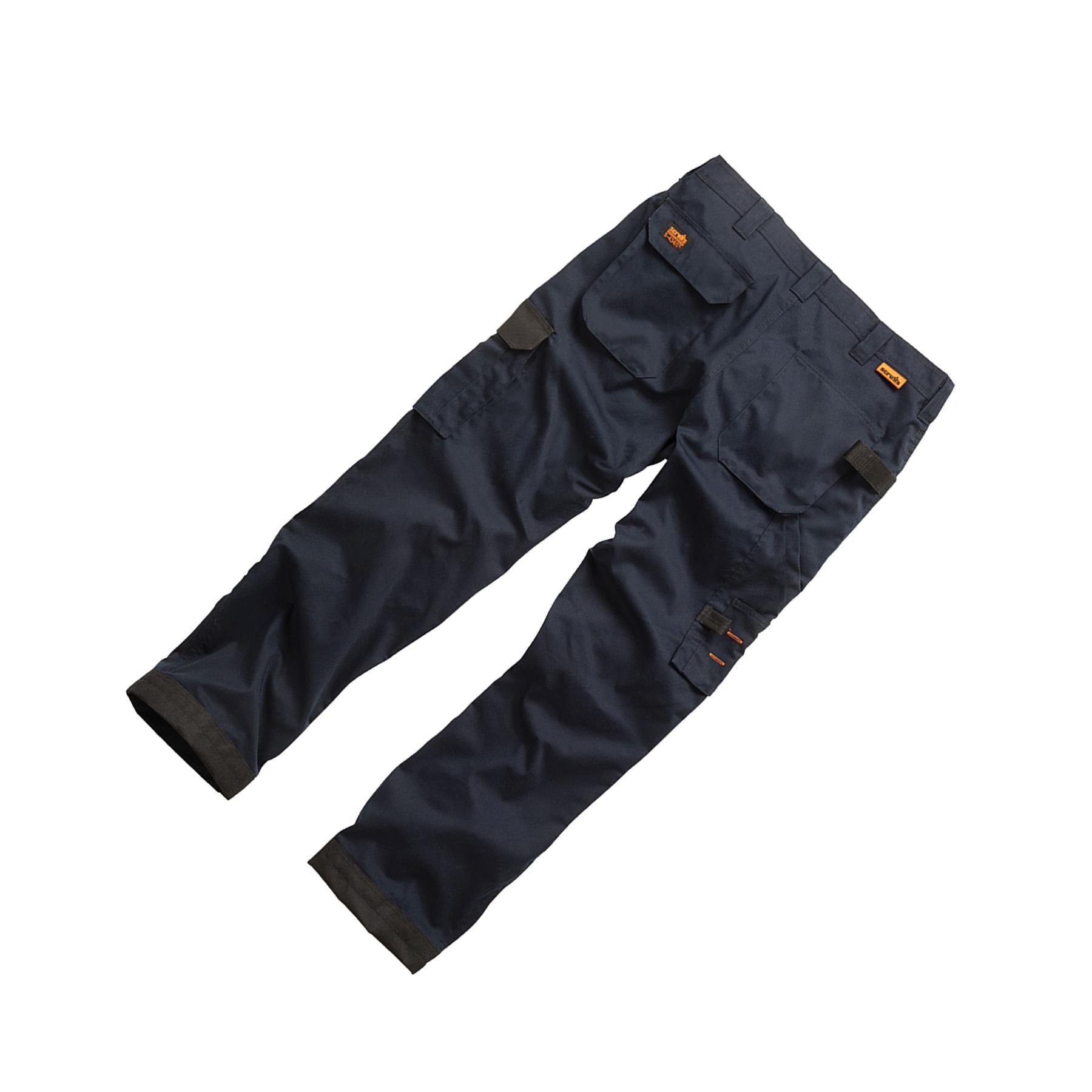 Scruffs Worker Trousers | Trade Hard Wearing Work Trousers NAVY (36R)