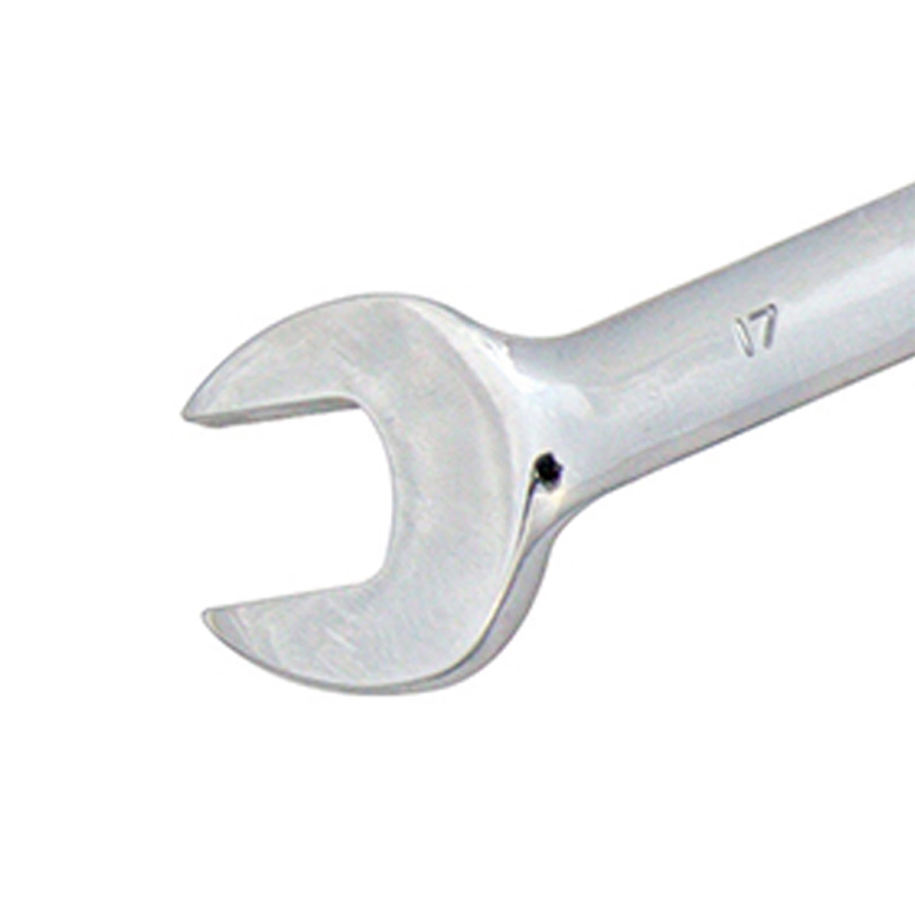 6Pce Flexible Head Ratchet Spanner Set - 8mm - 17mm Polished 40Cr Alloy Steel