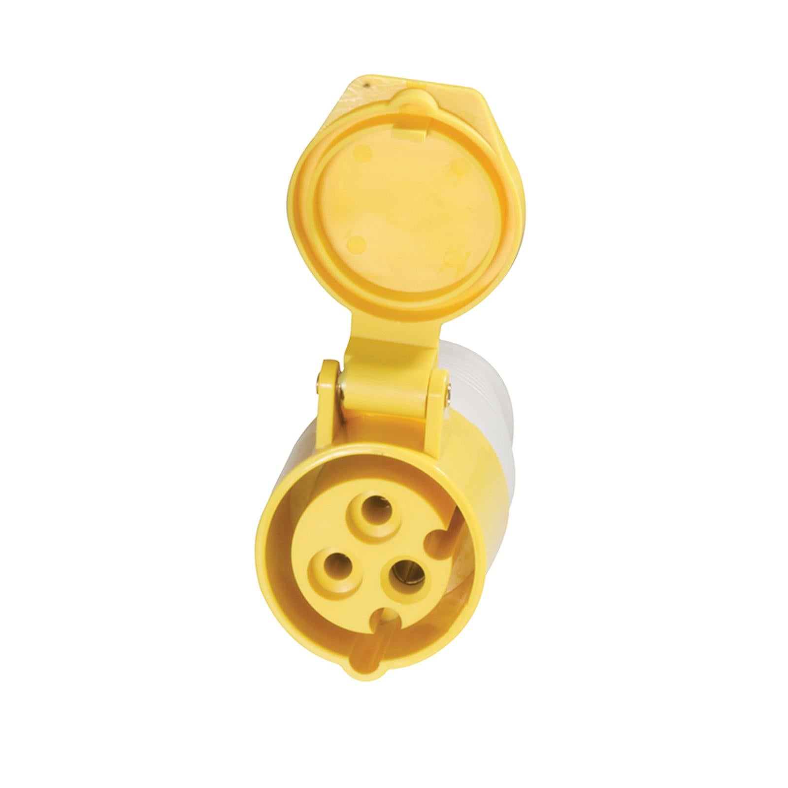 16A Industrial Female Electrical Plug Socket 110V 16 Amp Impact-Resistant