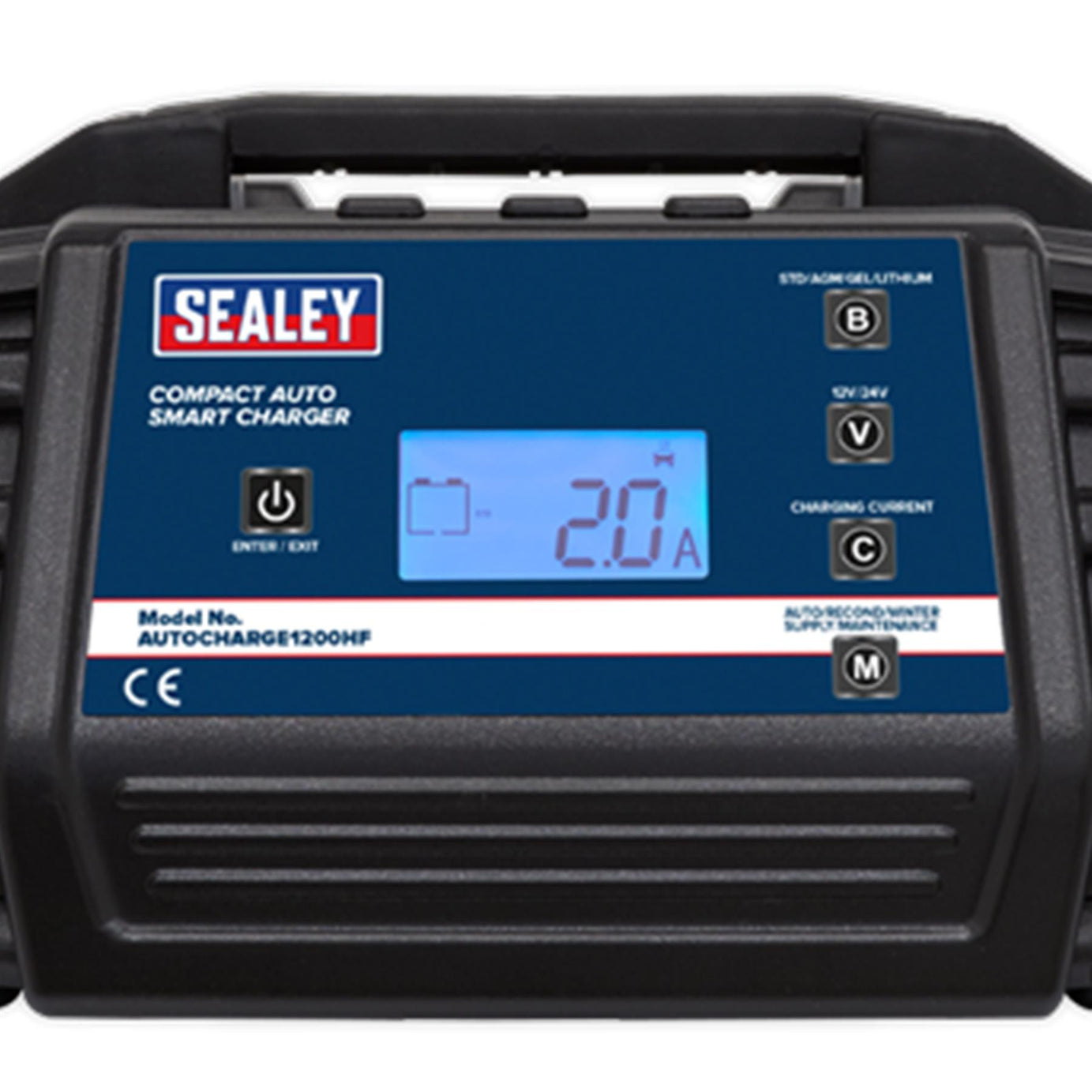 Sealey Compact Auto Smart Charger 12A 12/24V
