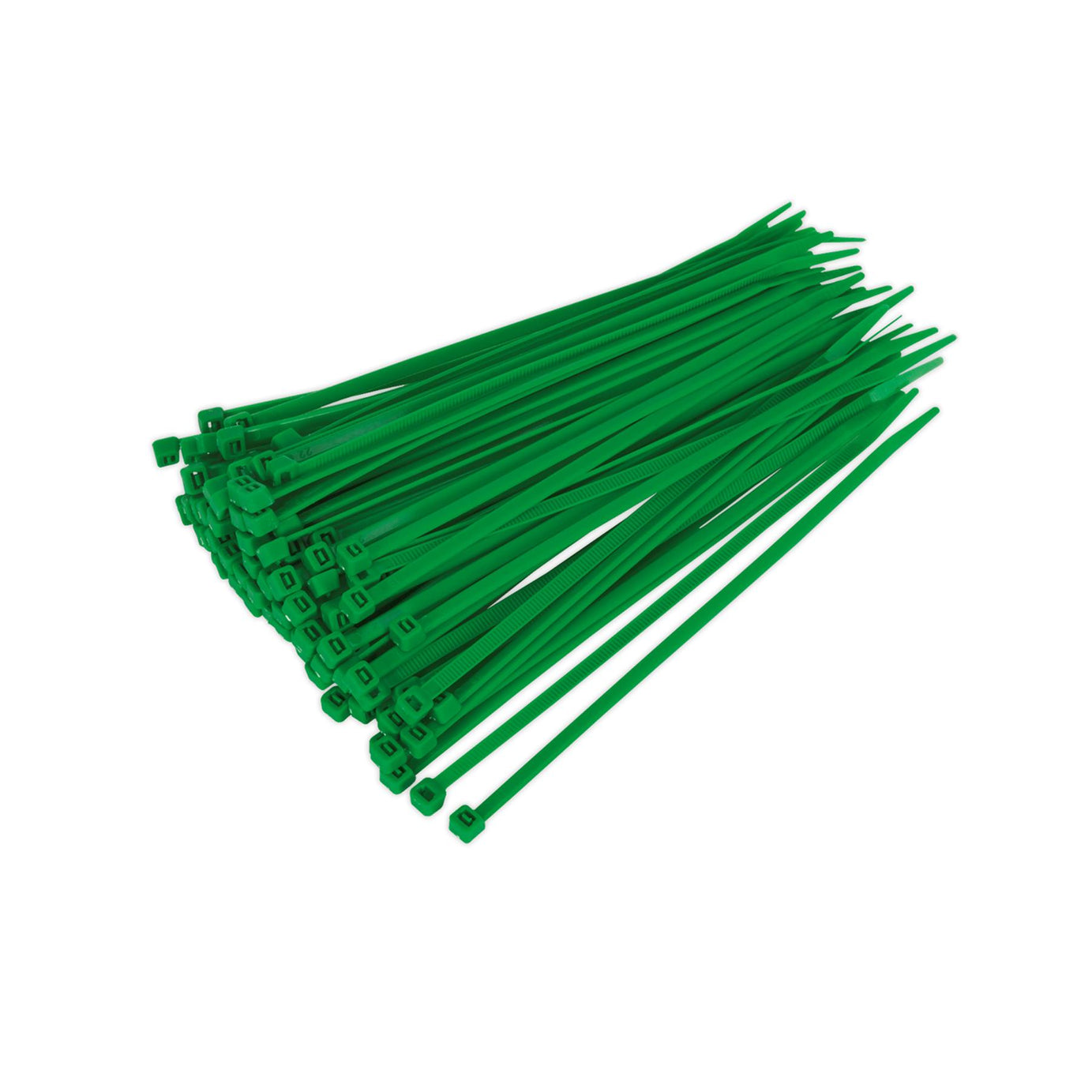 Sealey Cable Tie 200 x 4.4mm Green Pack of 100