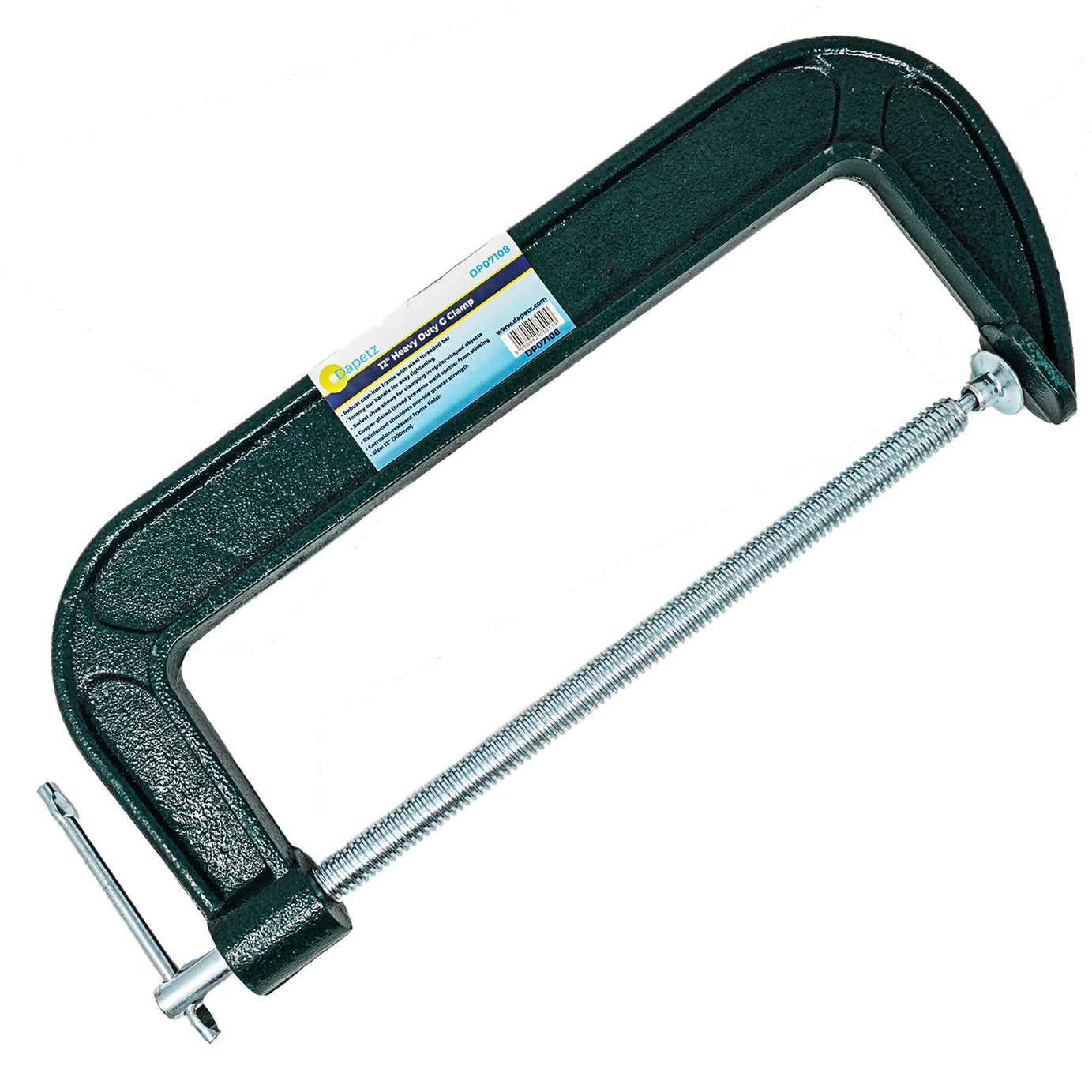 Heavy Duty 12" G Clamp Iron Clamps Wood Working Welding Support Great Tool