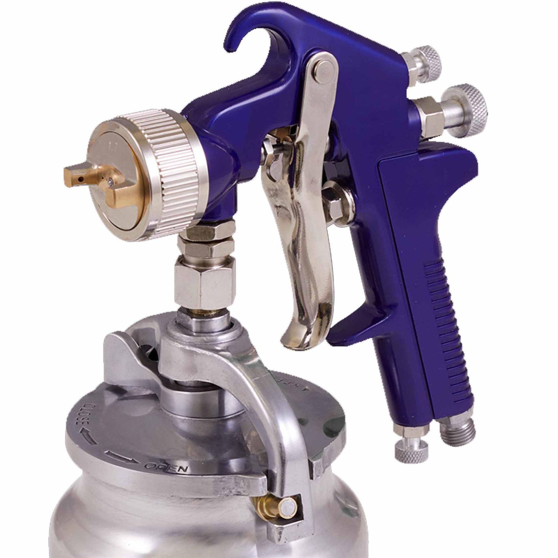 Sealey Suction Feed Spray Gun 1.7mm Set-Up