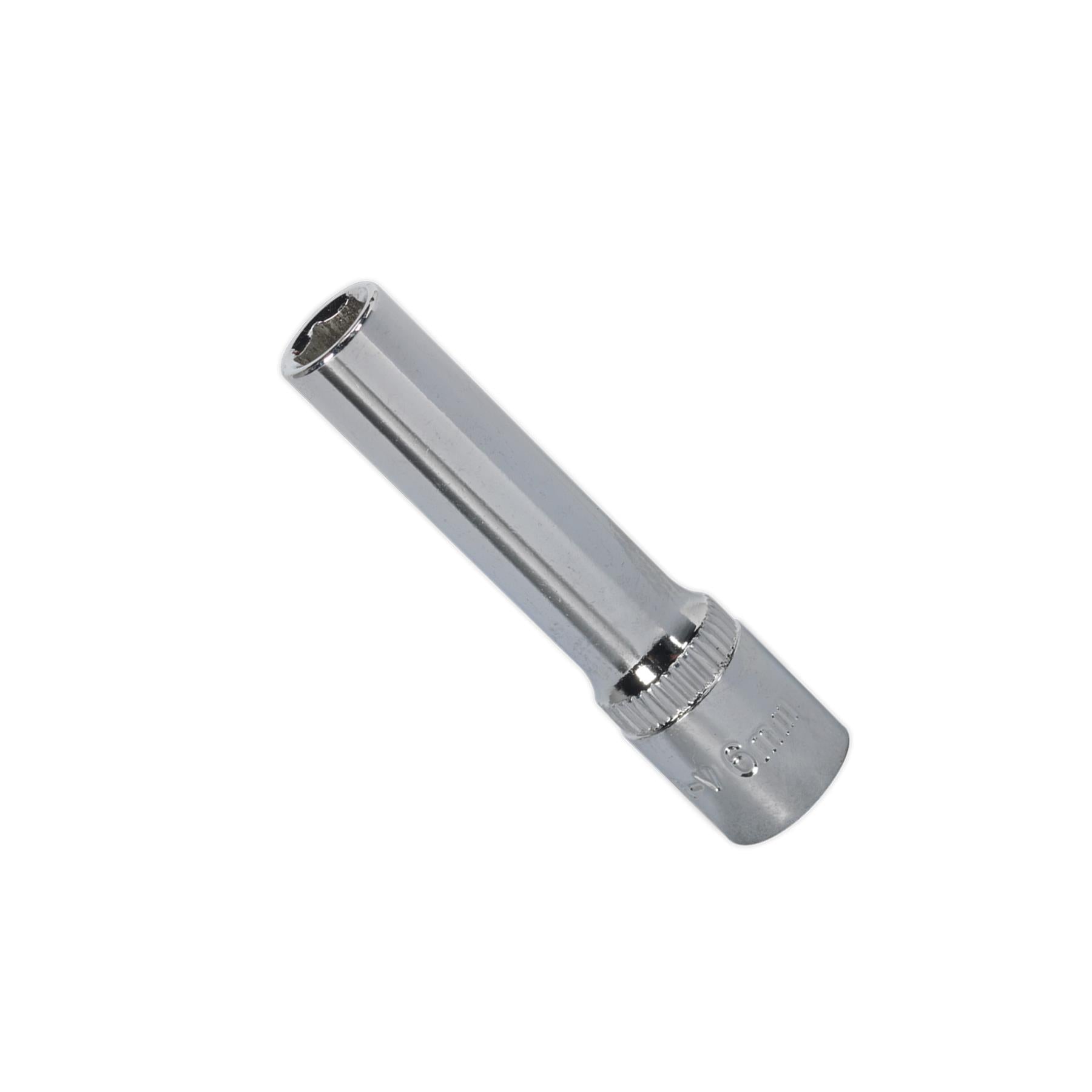 Sealey WallDrive Socket 6mm Deep 1/4"Sq Drive Fully Polished