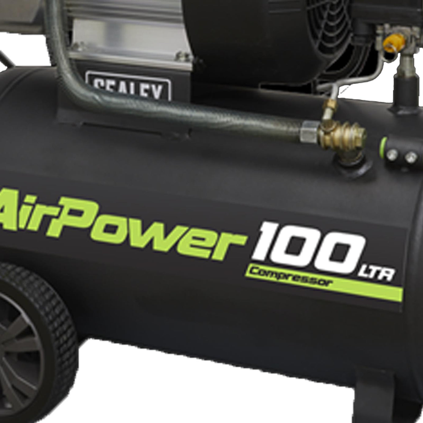 Sealey Tools SAC10030VE 100 Litre 100L 3HP Direct Drive Air Compressor V Twin