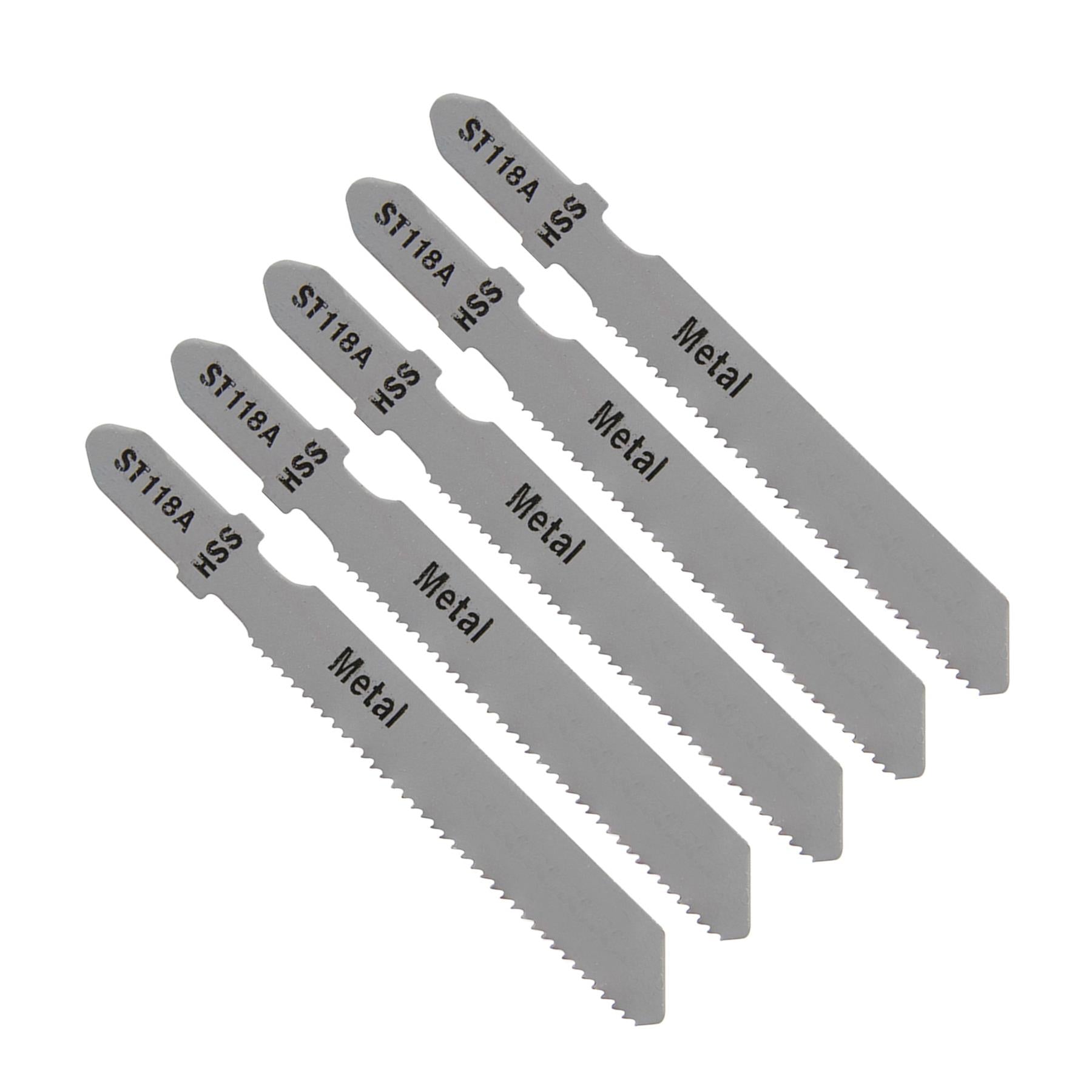 5 X Jigsaw Blade Blades Wood Cutting Softwood Pipes Profiles DIY St118A