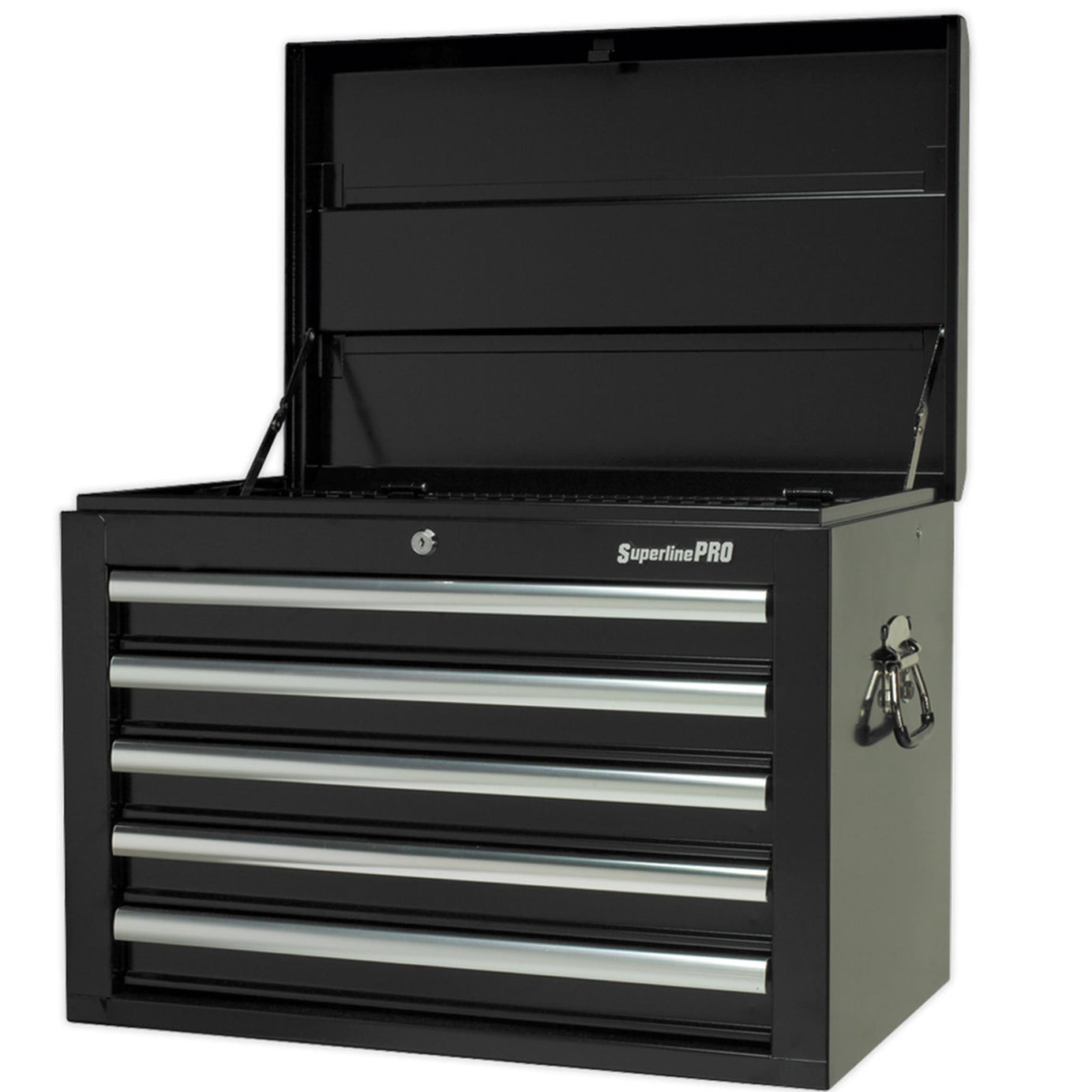Sealey Topchest 5 Drawer with Ball Bearing Slides - Black