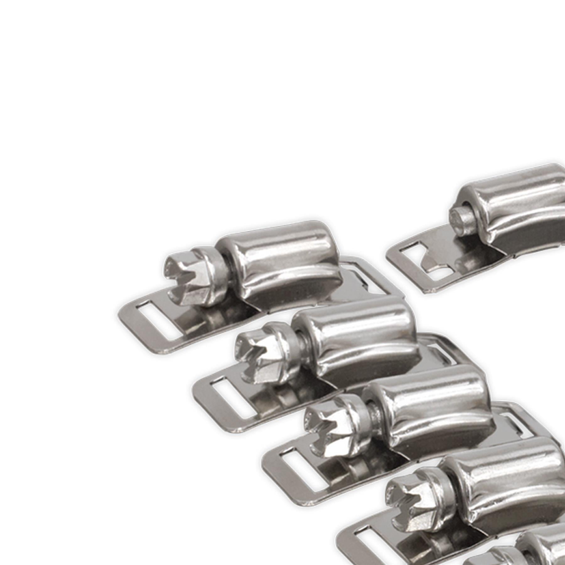 Sealey Hose Clip Set Self-Build 12.7mm Band Width