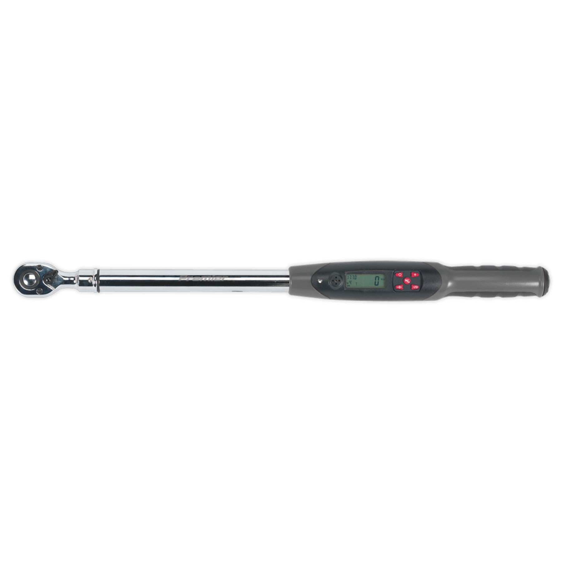 Sealey Angle Torque Wrench Digital 1/2"Sq Drive 20-200Nm(14.7-147.5lb.ft)