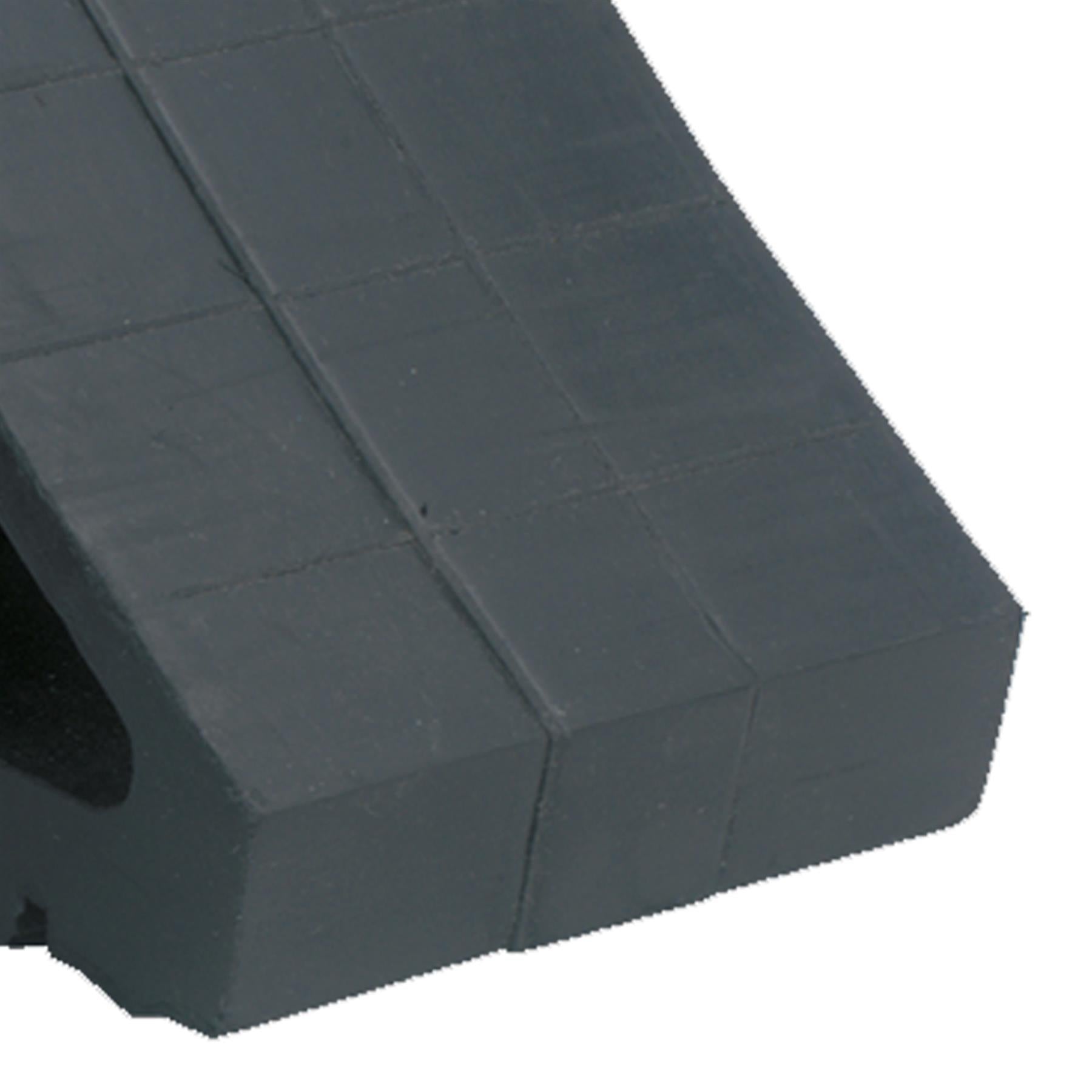 Rubber Wheel Chocks 3.3kg - Pair Two rubber wheel chocks Sealey