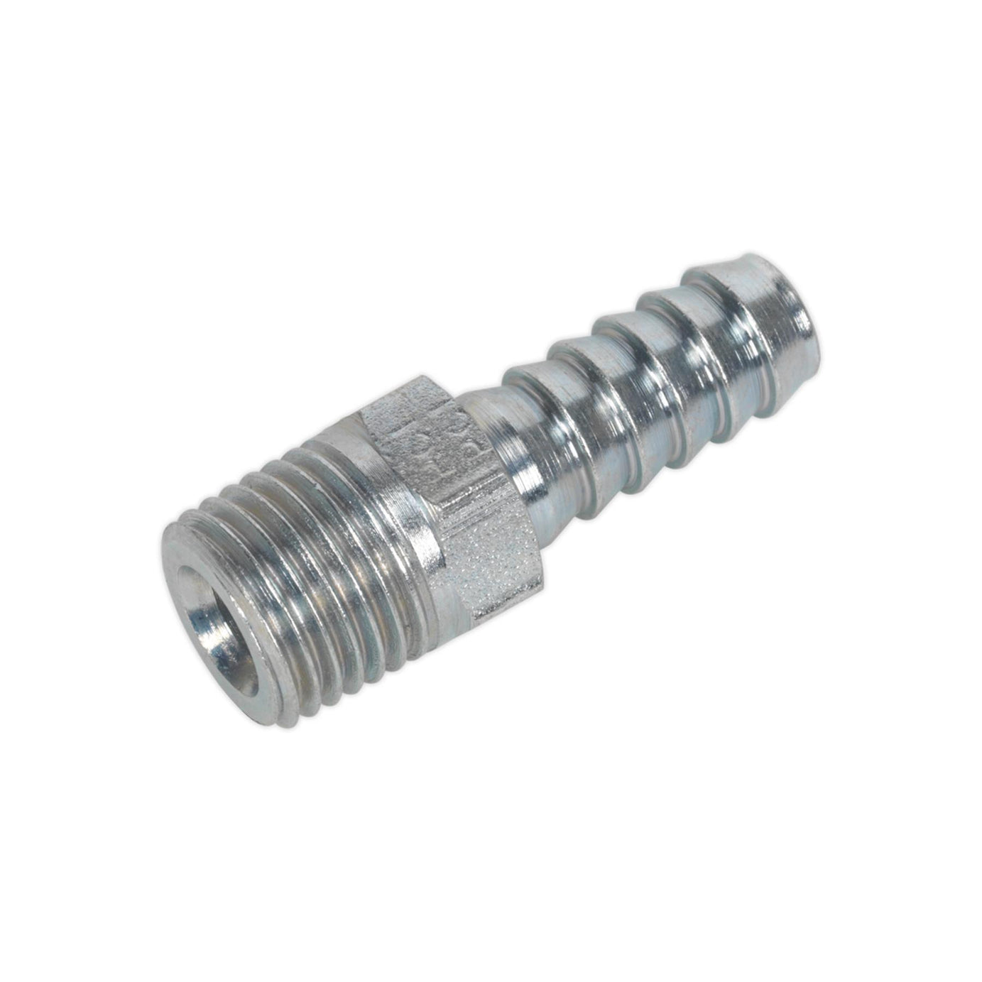 Sealey Screwed Tailpiece Male 1/4"BSPT - 5/16" Hose Pack of 5