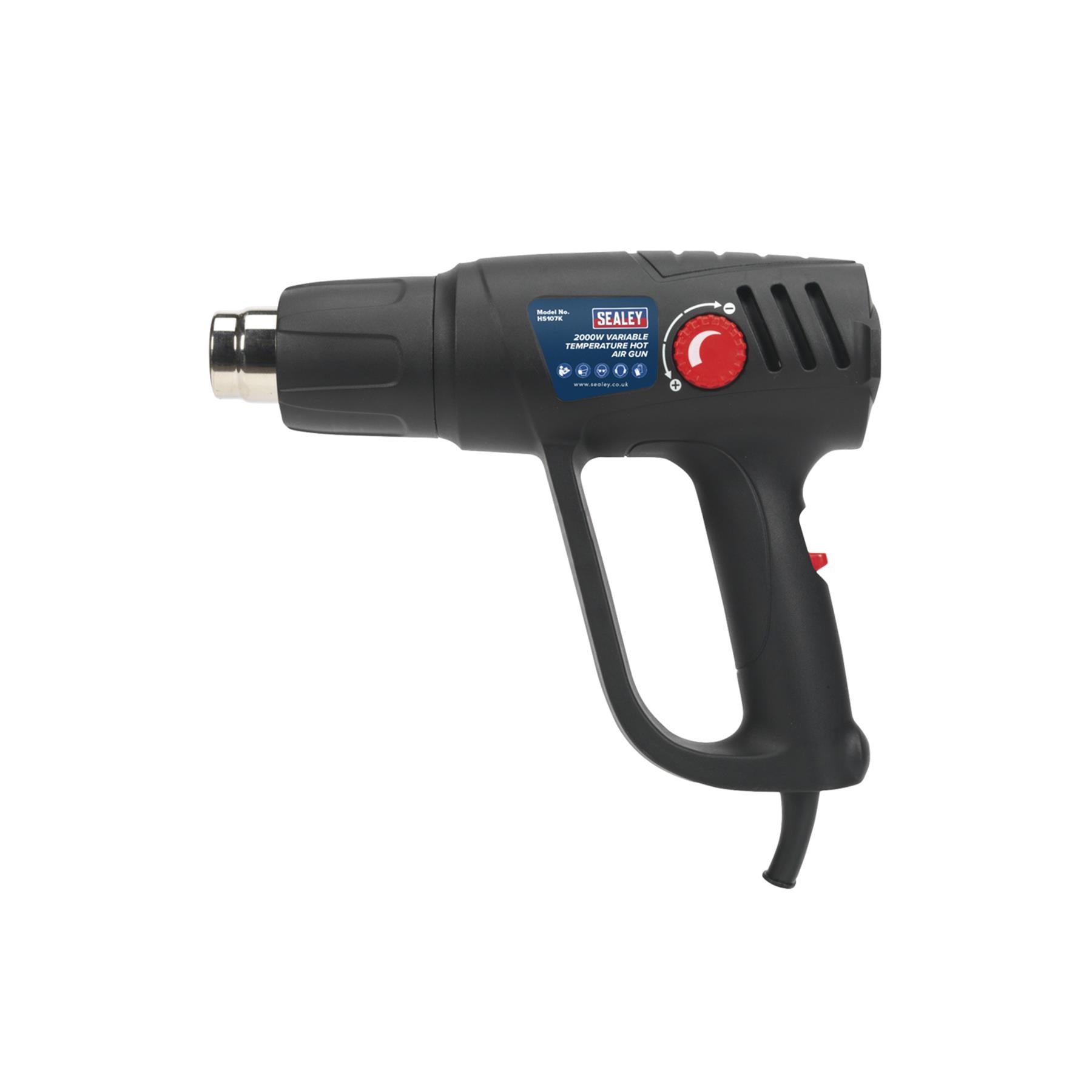 Sealey Variable Temperature Hot Air Gun Kit 2000W 50-450�C/90-600�C
