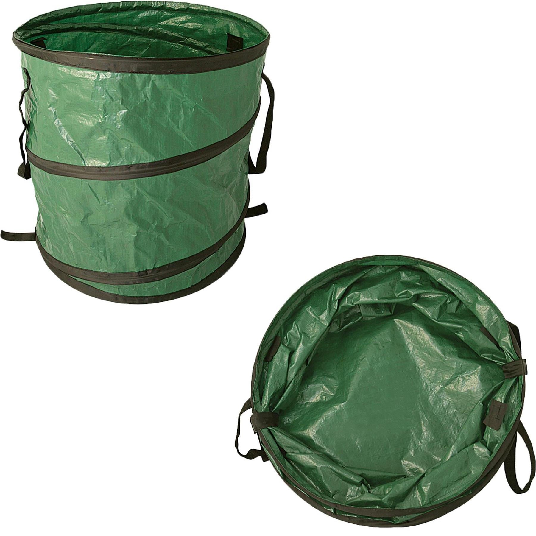 Heavy Duty Medium Size Pop Up Garden Bag Waste Weeds Leaves Bin Cutting Sack Bag