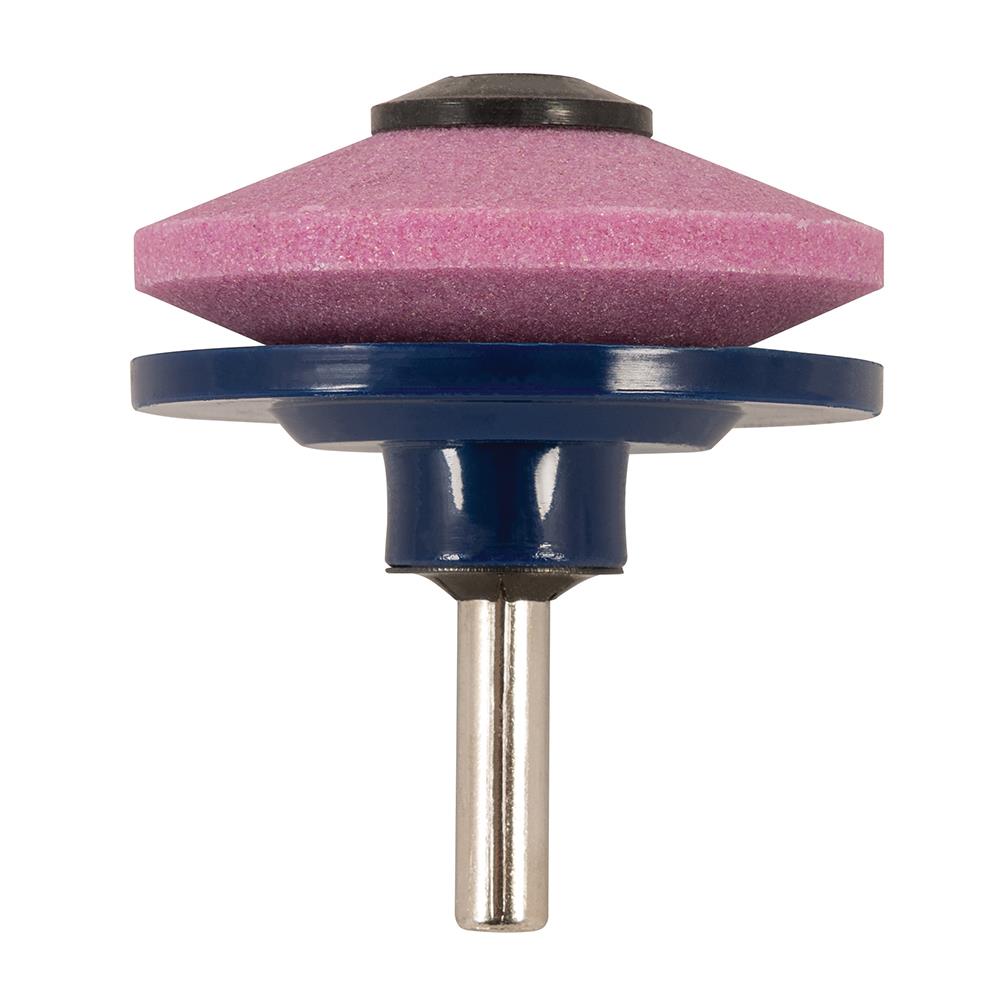 Rotary Mower & Tool Sharpener 50mm 2 Angled Faces And Guide Disc Quality