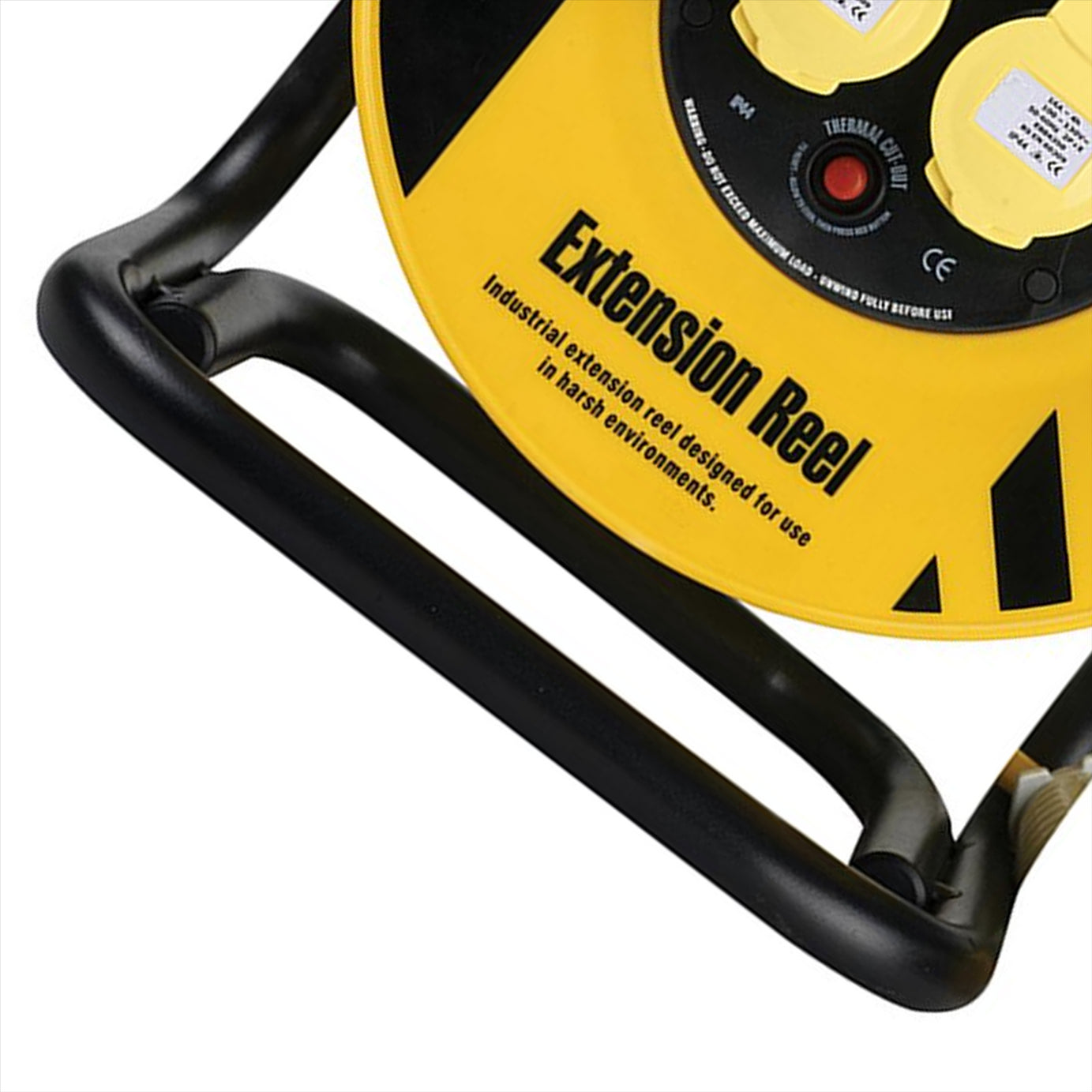 Defender Heavy Duty Cable Reel 2.5mm2 2-Way 16A 50m 110V