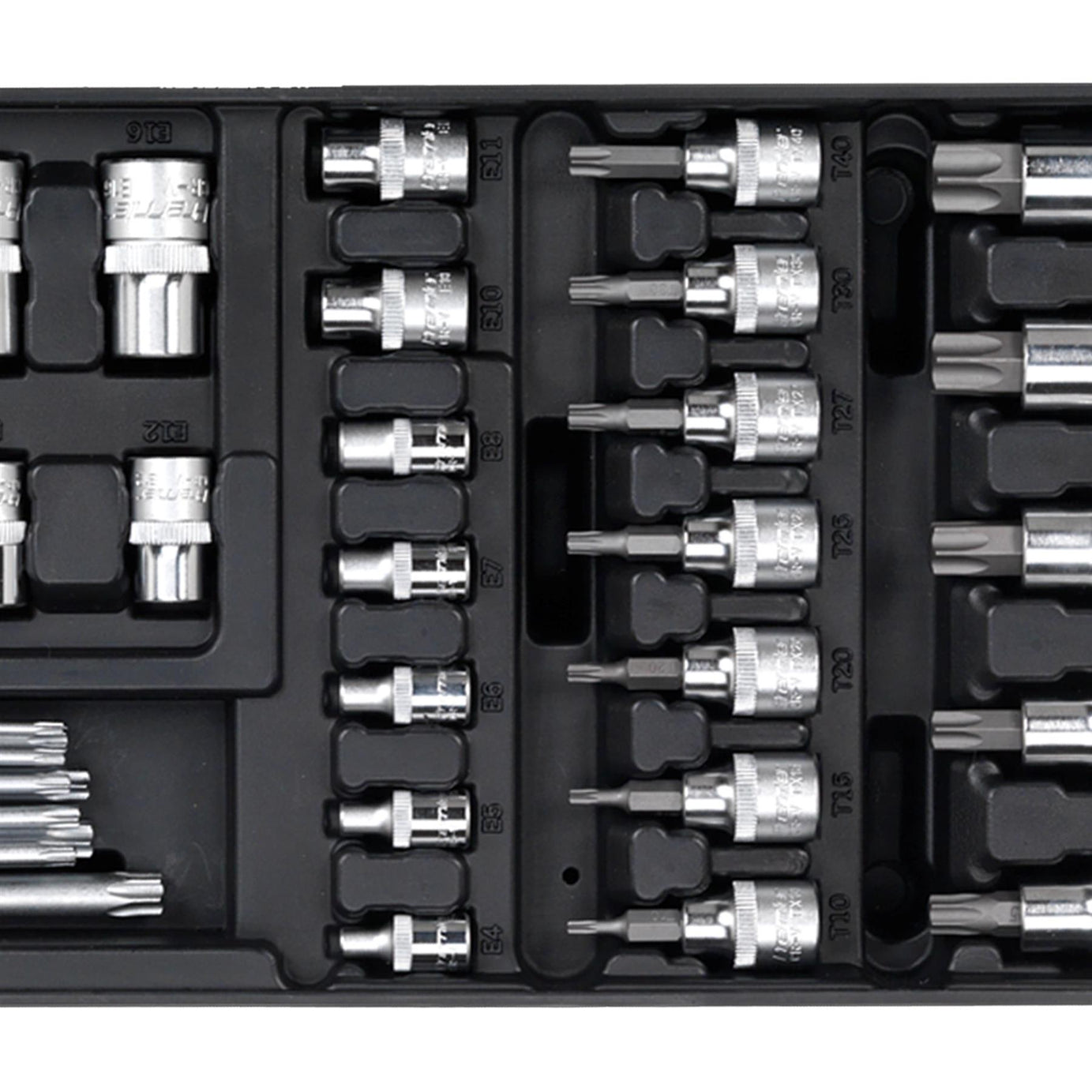Sealey Tool Tray with TRX-Star* Key, Socket Bit & Socket Set 35pc