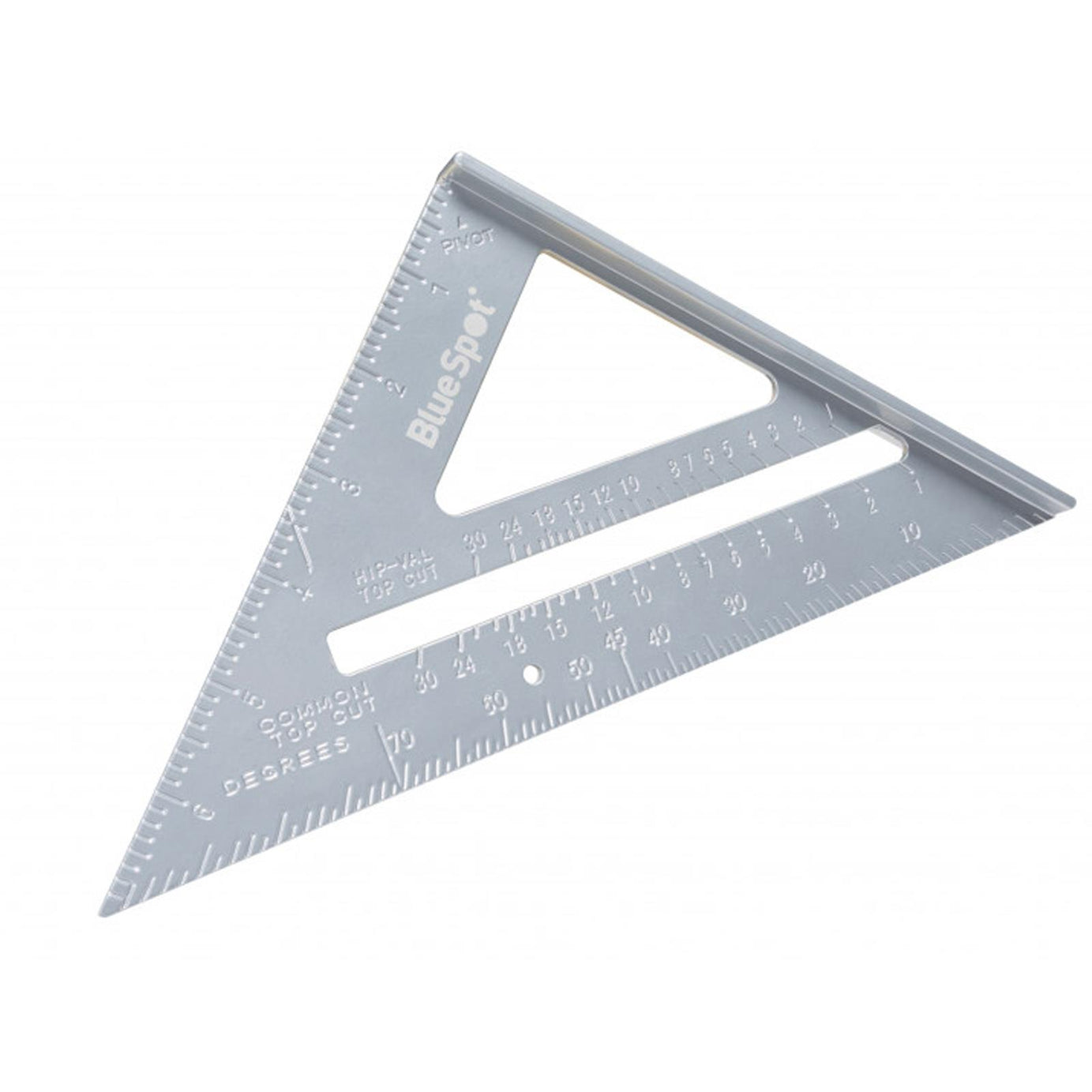BlueSpot 150mm 6" Aluminium Speed Square Roofing Rafter Angle Measure Guide
