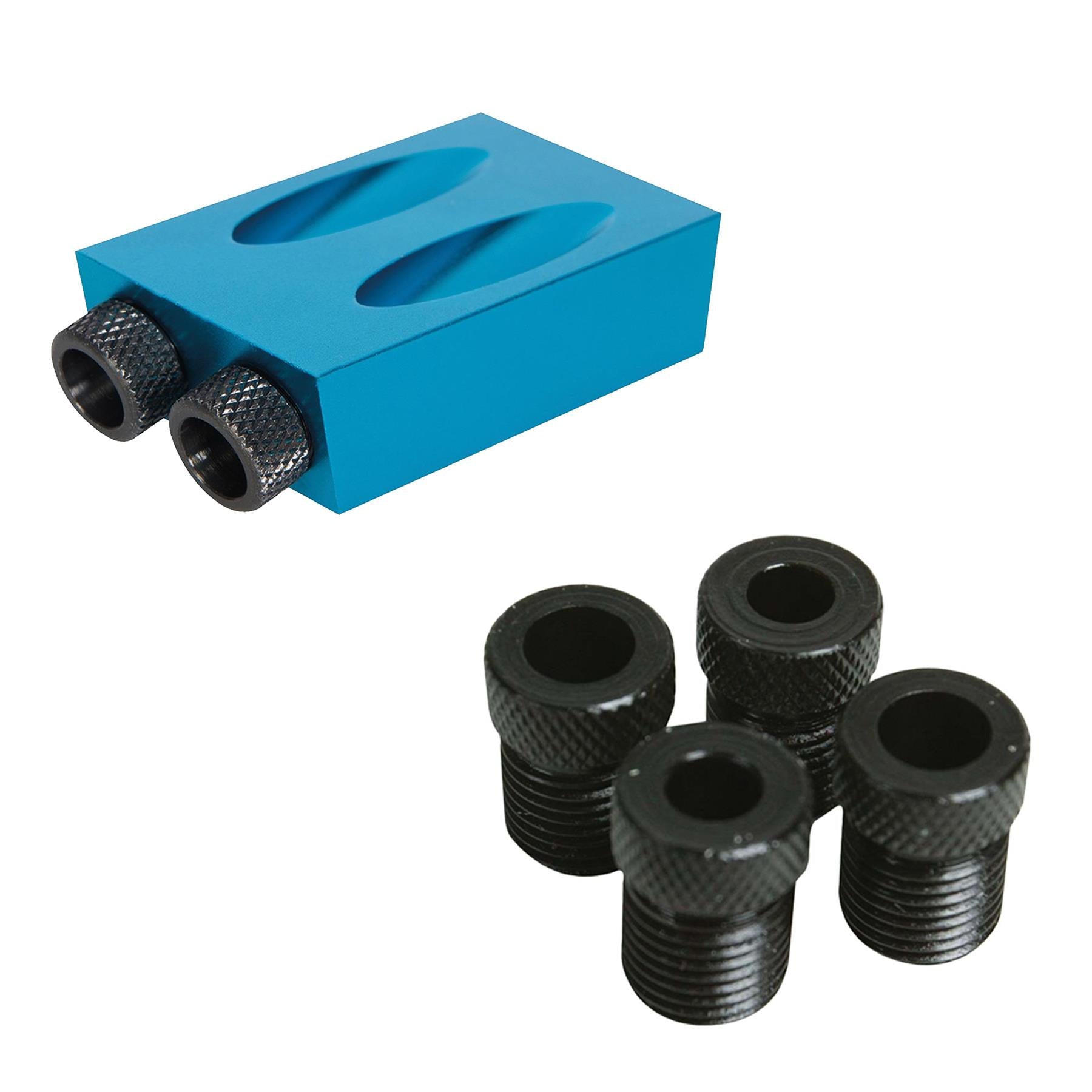 Pocket Hole Drill Jig System Complete New Accurate Kit From Solid Aluminium