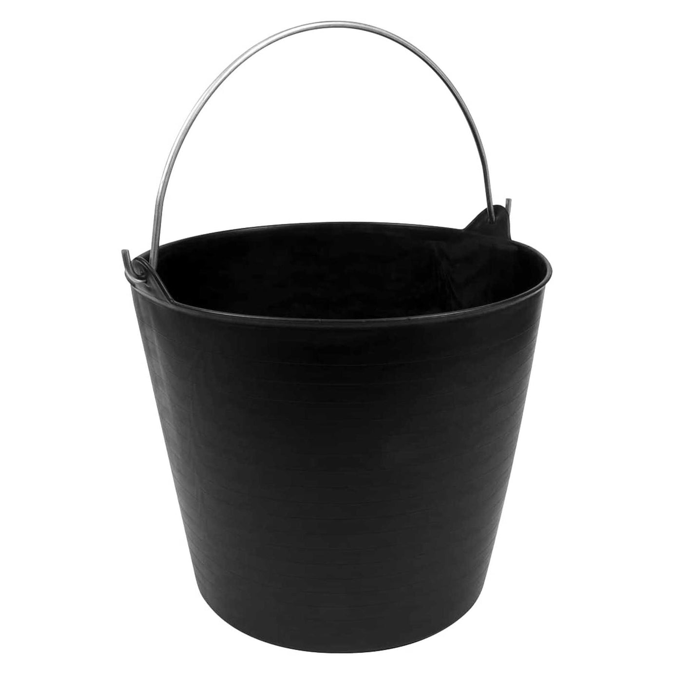 Sealey Heavy-Duty Flexi Tub 26L with Metal Handle - Black