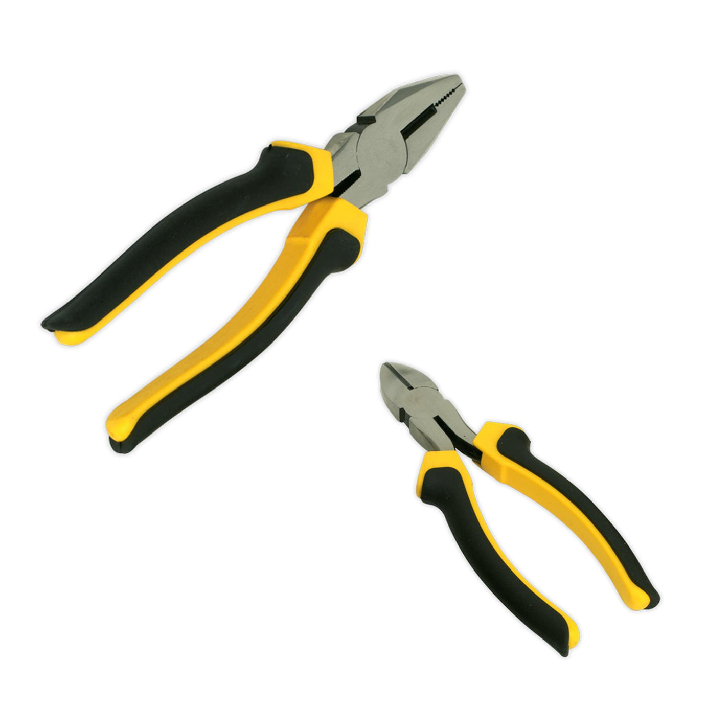 Sealey Comfort Grip Pliers Set 3Pc Fully Chromed And Polished