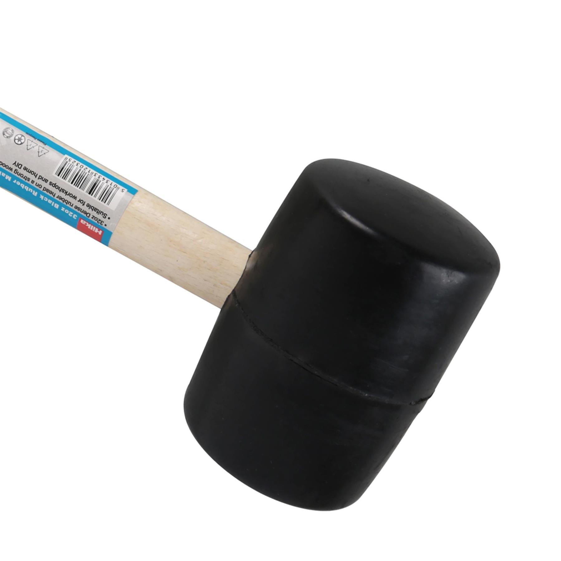 black rubber mallet