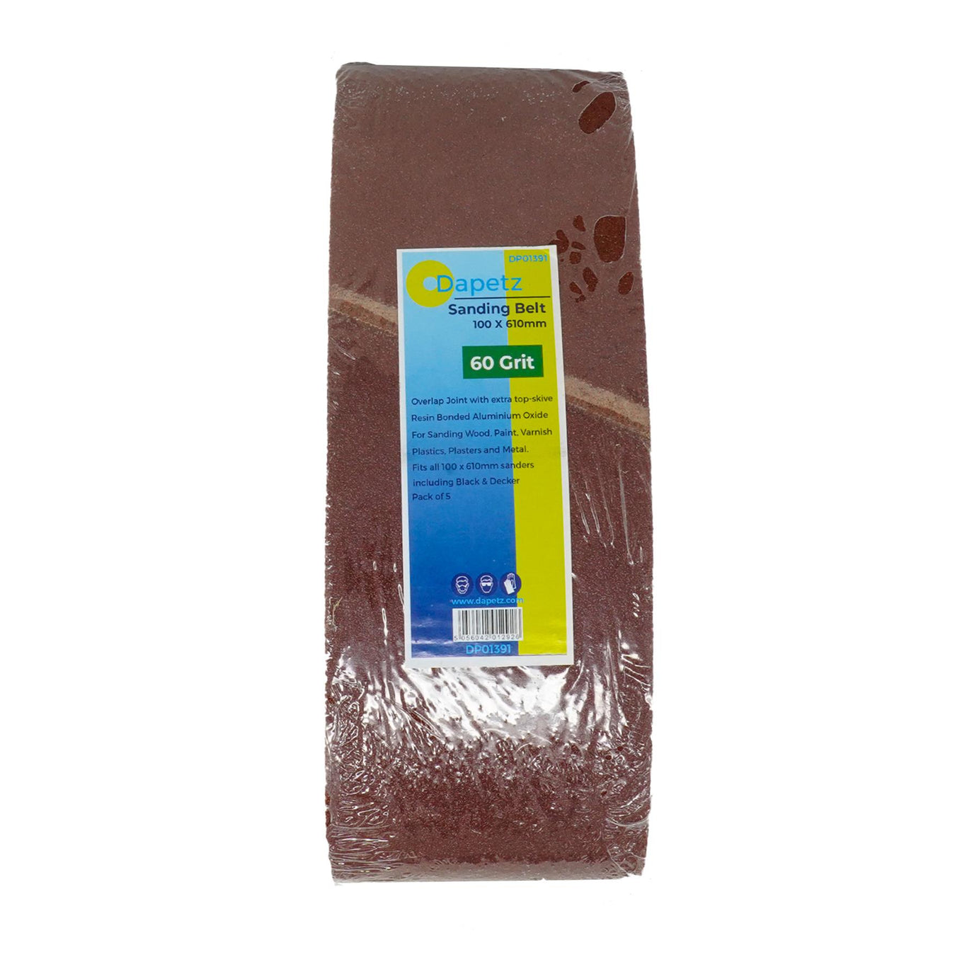 5X Sanding Belts 100 x 610mm