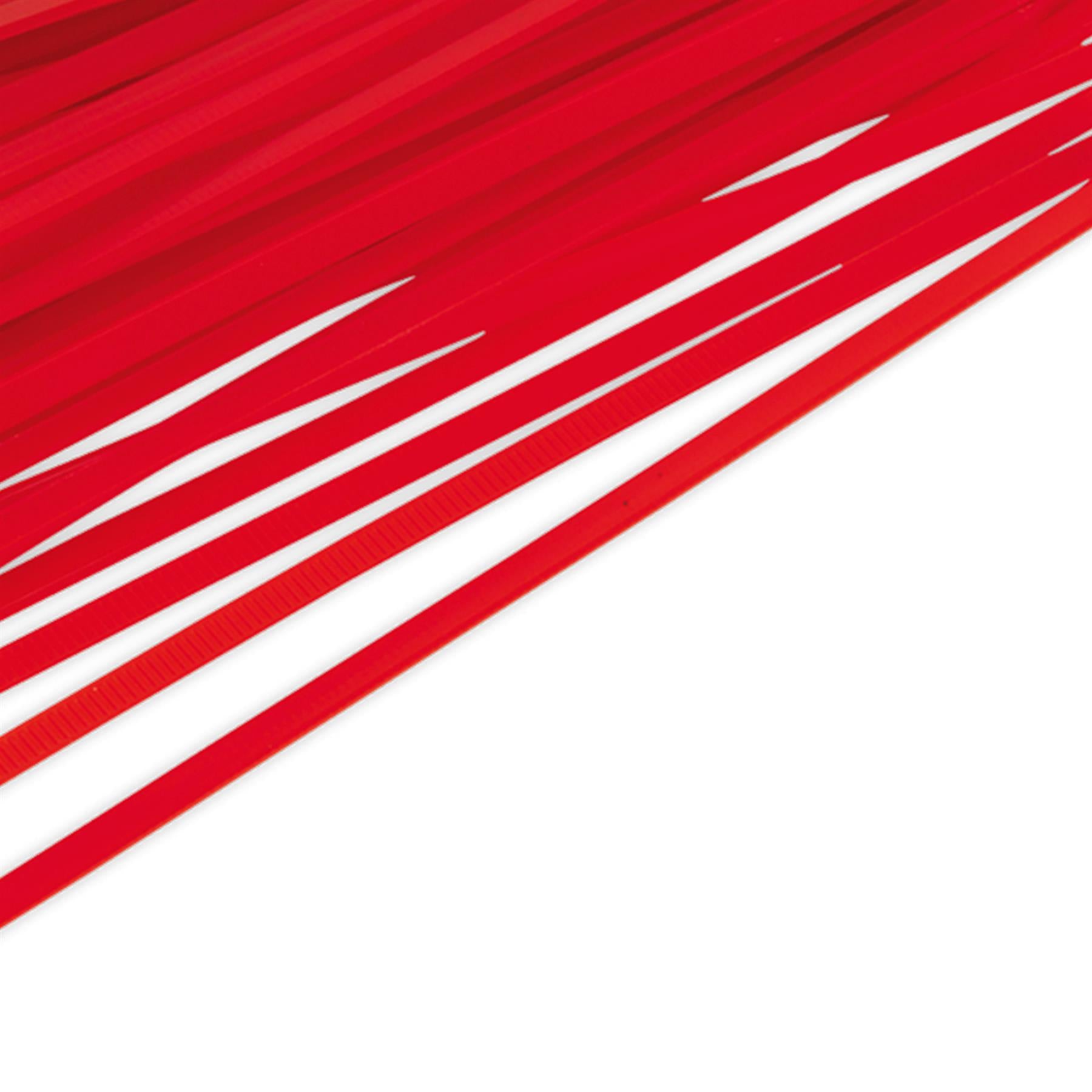 Sealey Cable Tie 200 x 4.4mm Red Pack of 100