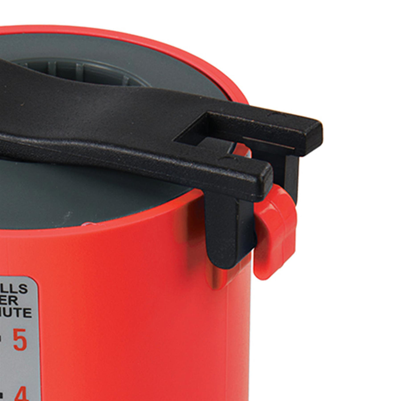 Flow Measure Cup Red Impact-Resistant Abs Construction 2.5-22Ltr/1/2-5 Gallons