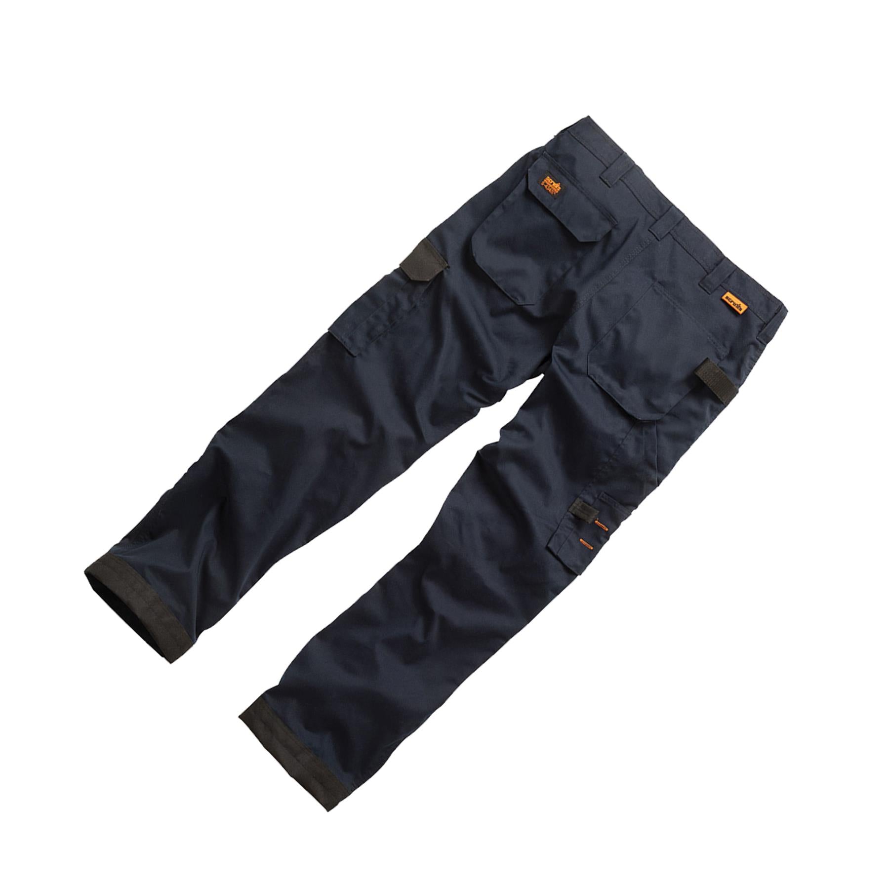 Scruffs Worker Trousers | Trade Hard Wearing Work Trousers NAVY (34S)