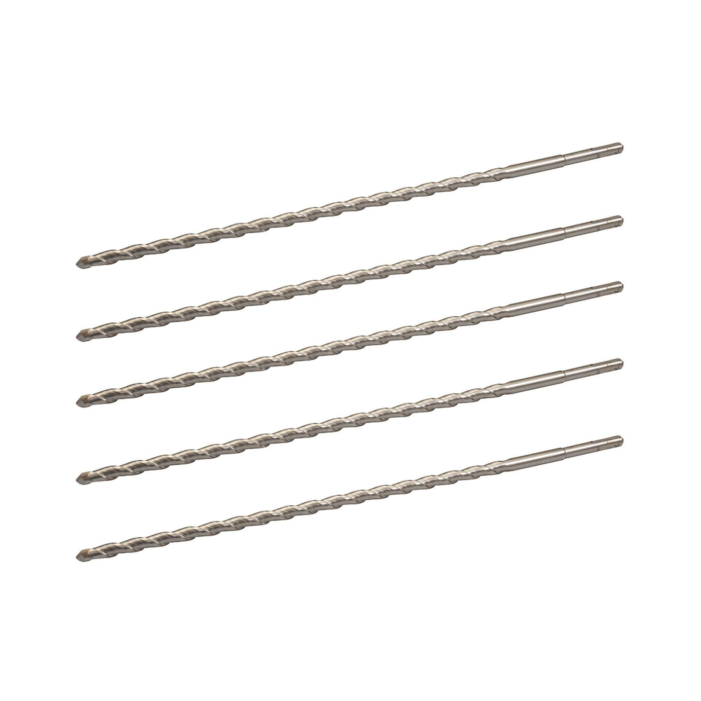 5 x SDS+ PLUS MASONRY DRILL BIT 14 x 460mm, TUNGSTEN CARBIDE TIP, FOR STONE CONCRETE BRICK