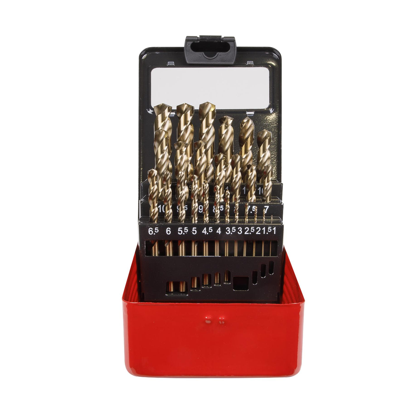 Sealey 25pc Drill Bit Set HSS Cobalt Split Point Fully Ground Tool 1-13mm Metric
