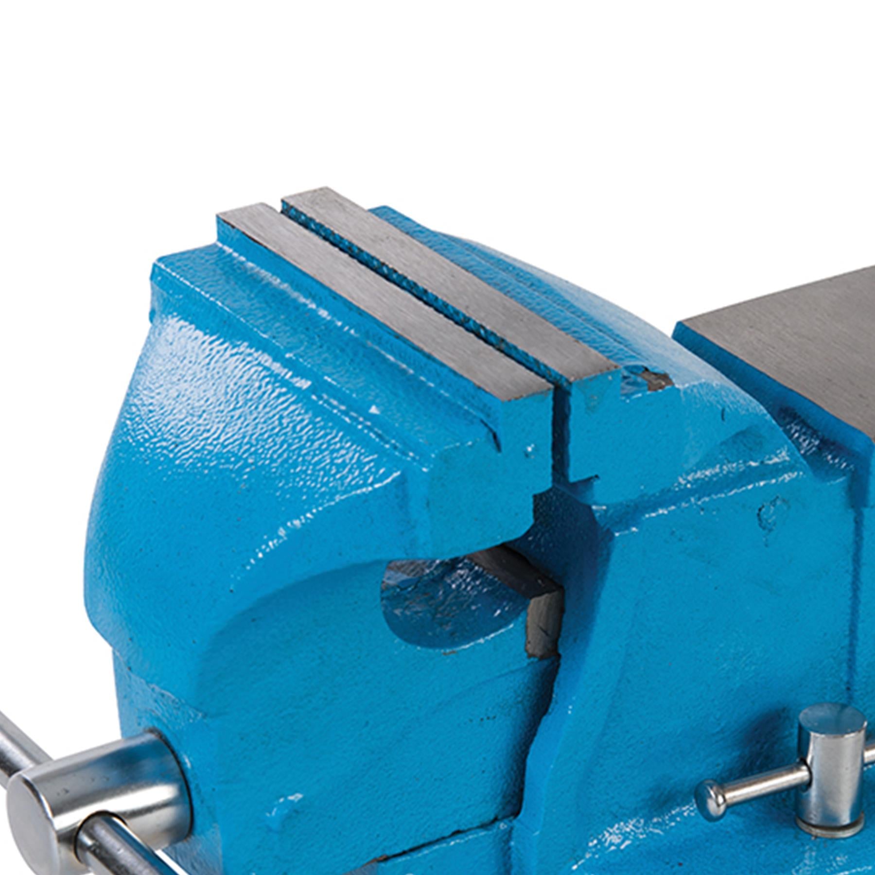 Engineers Vice Swivel Base 100mm (4") 8Kg Hardened Steel Jaw Plates