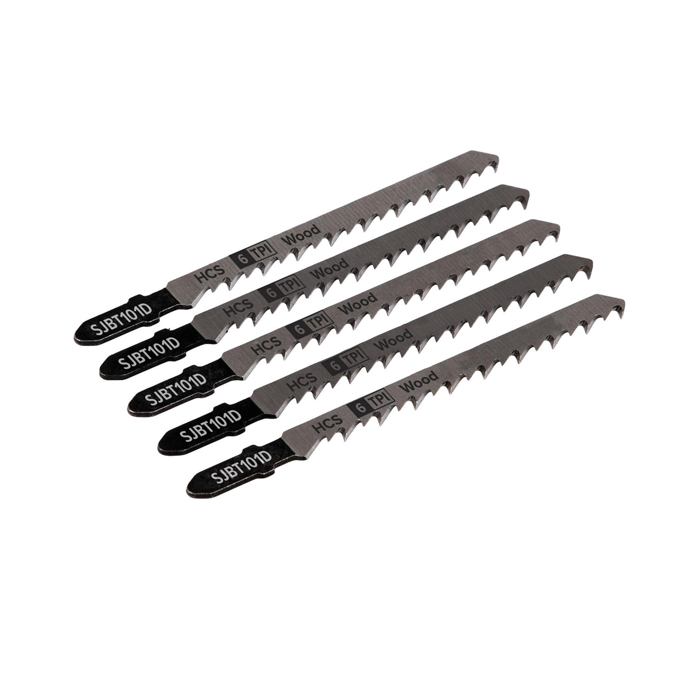 Sealey Jigsaw Blade Hard Wood 100mm 6tpi - Pack of 5