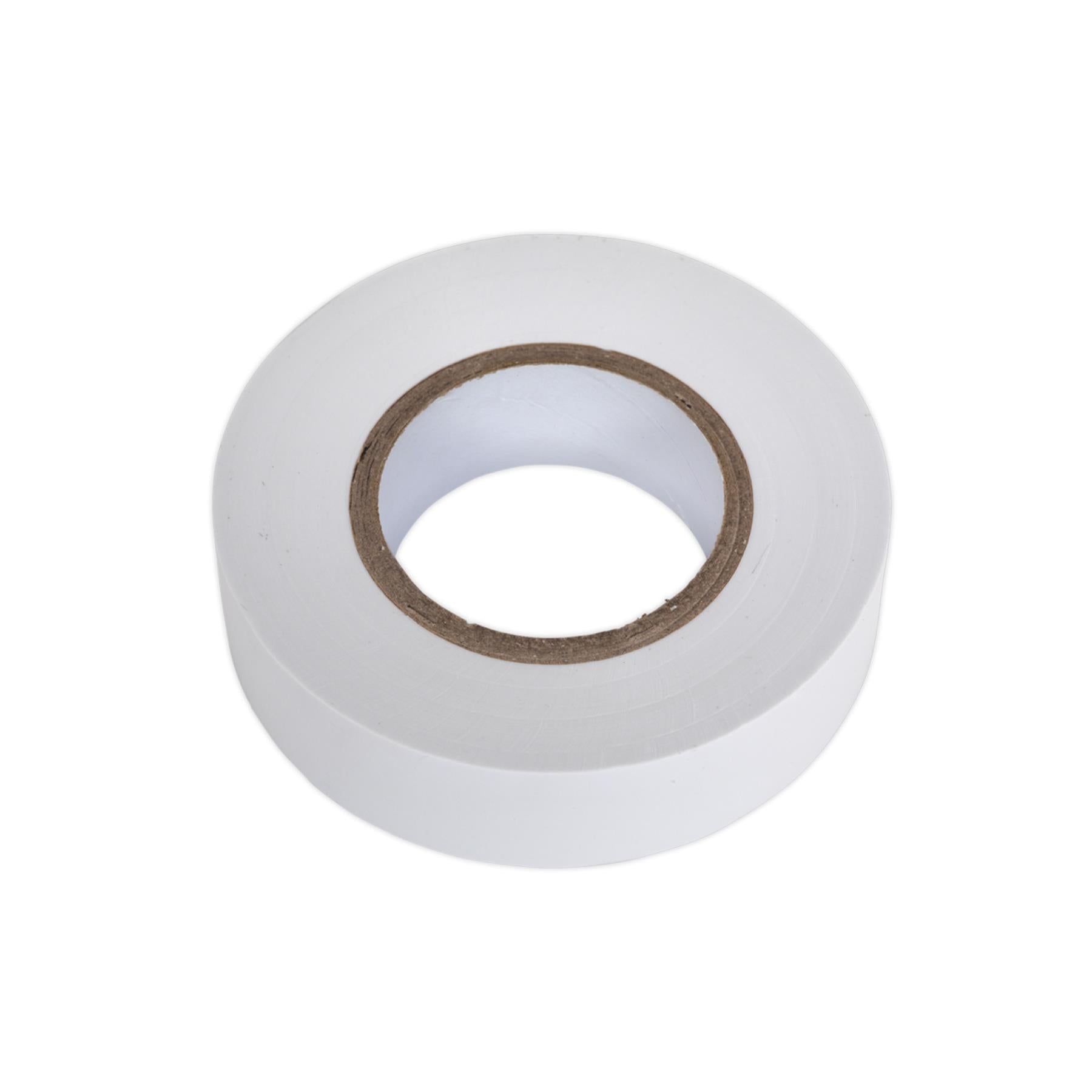 Sealey PVC Insulating Tape 19mm x 20m White Pack of 10