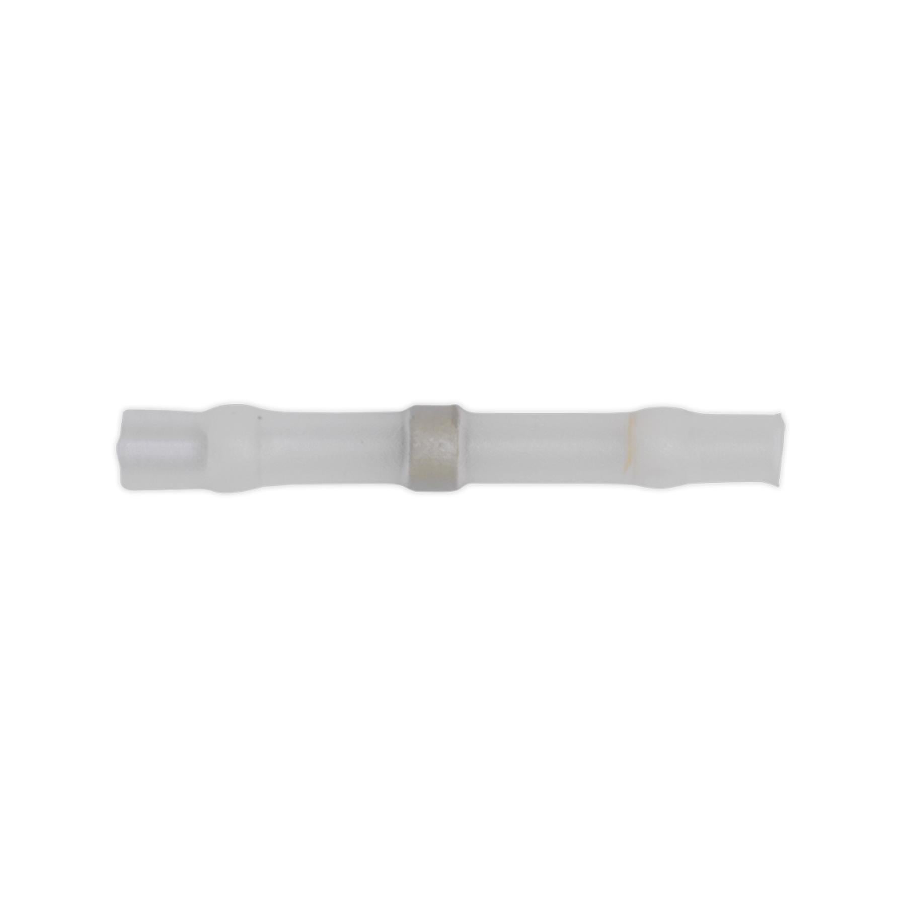 Sealey Heat Shrink Butt Connector 24-22 AWG White Pack of 25