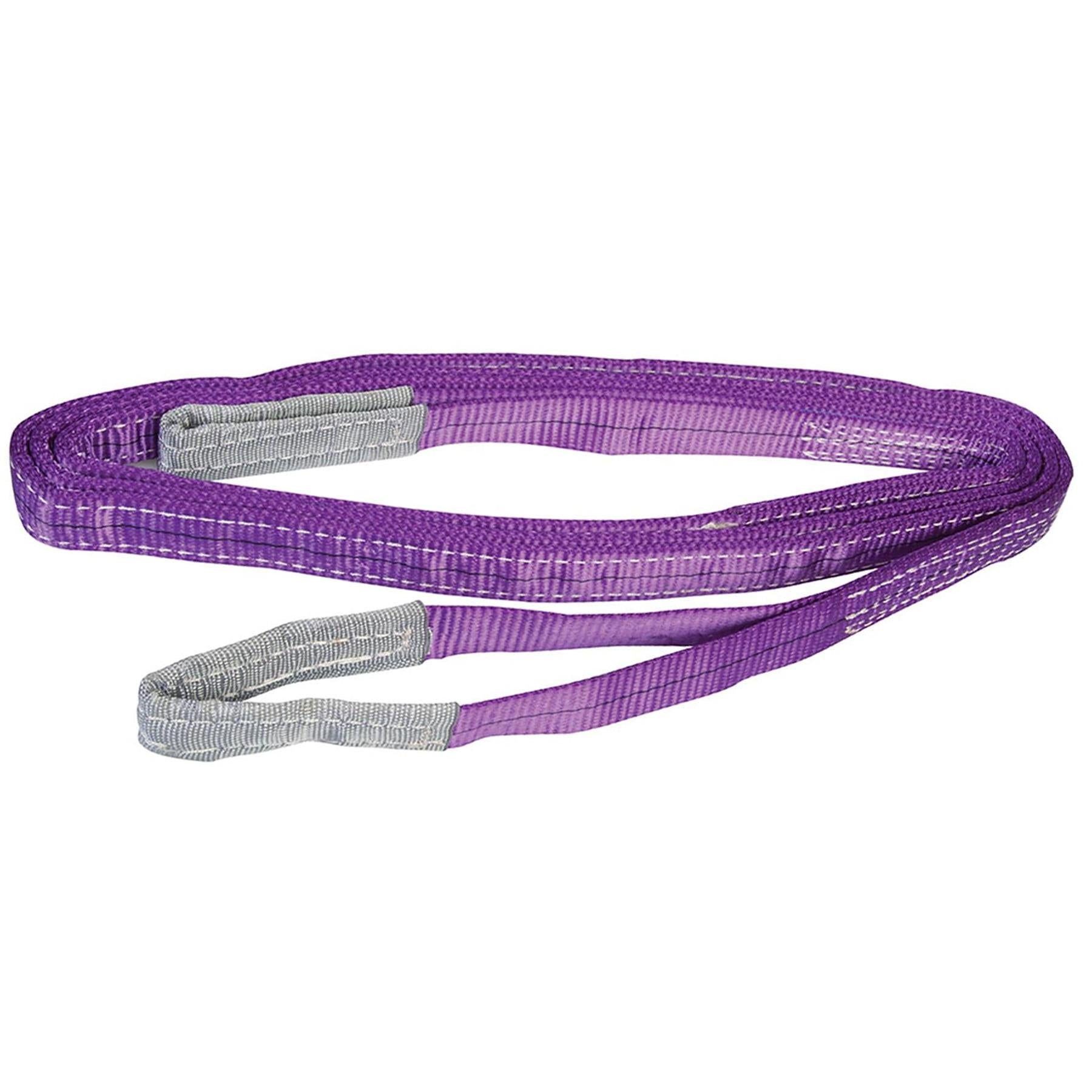 1 Tonne Webbing Lifting Sling Certified Duplex Cargo Strap Hoist Strop 4m