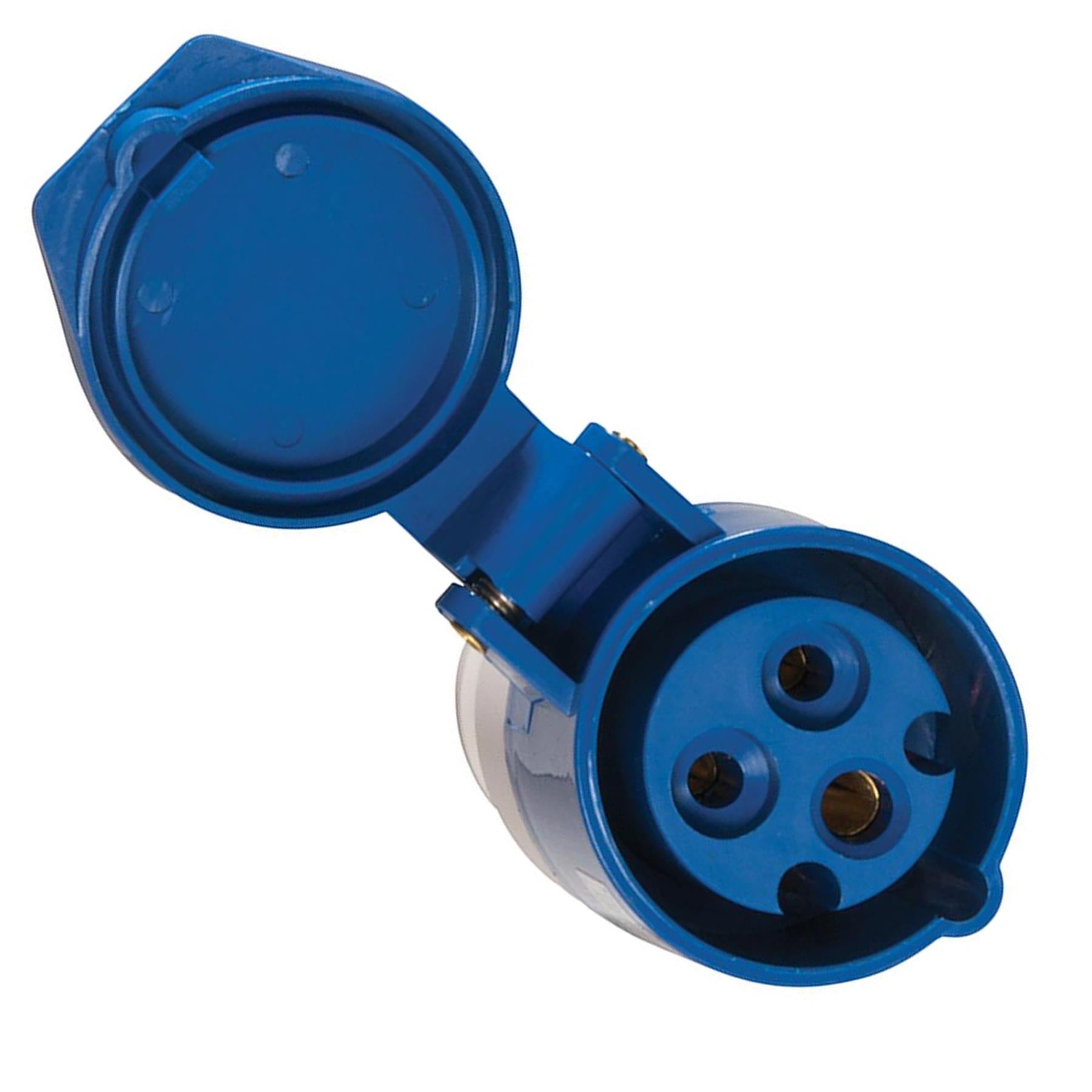 16A Industrial Female Electrical Plug Socket 240V 16 Amp For Industrial Use