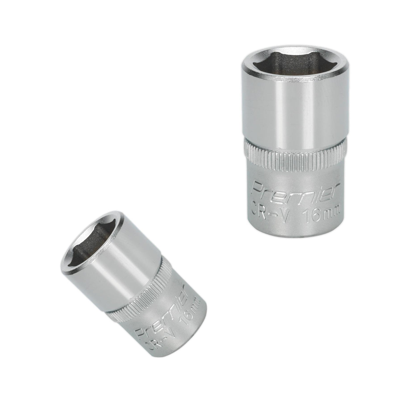 Sealey WallDrive Socket 16mm 1/2"Sq Drive Chrome Vanadium Steel