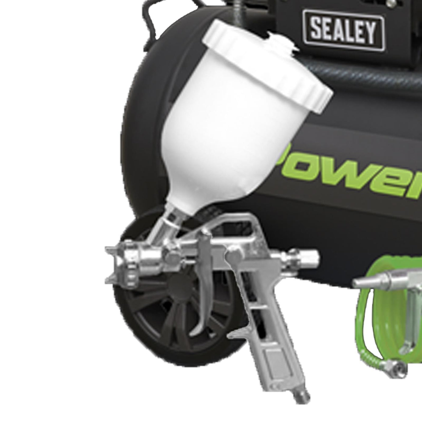 Sealey SAC5020APK Compressor 50L Direct Drive 2hp with 4pc Air Accessory Kit