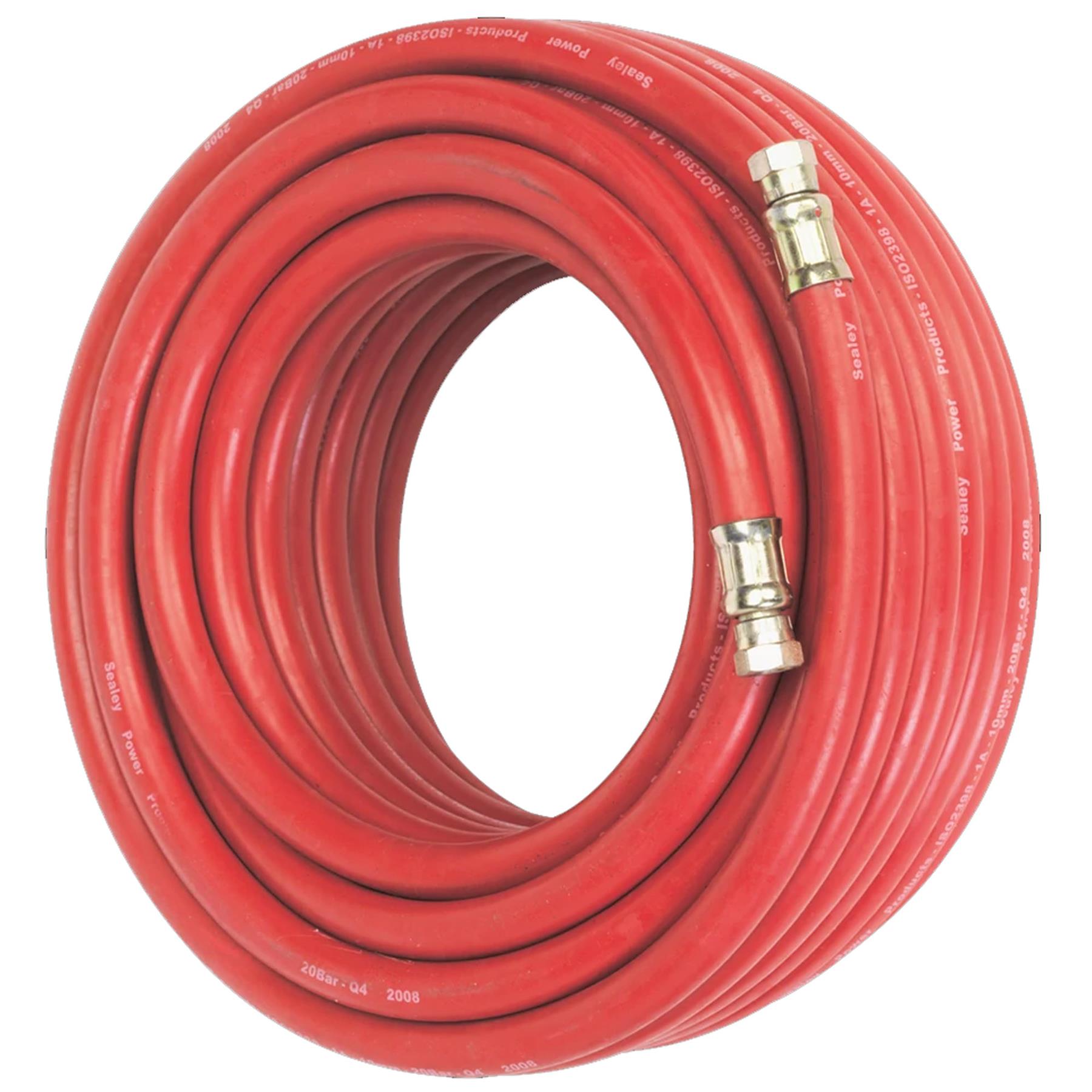 Sealey Air Hose 20m x 10mm with 1/4"BSP Unions