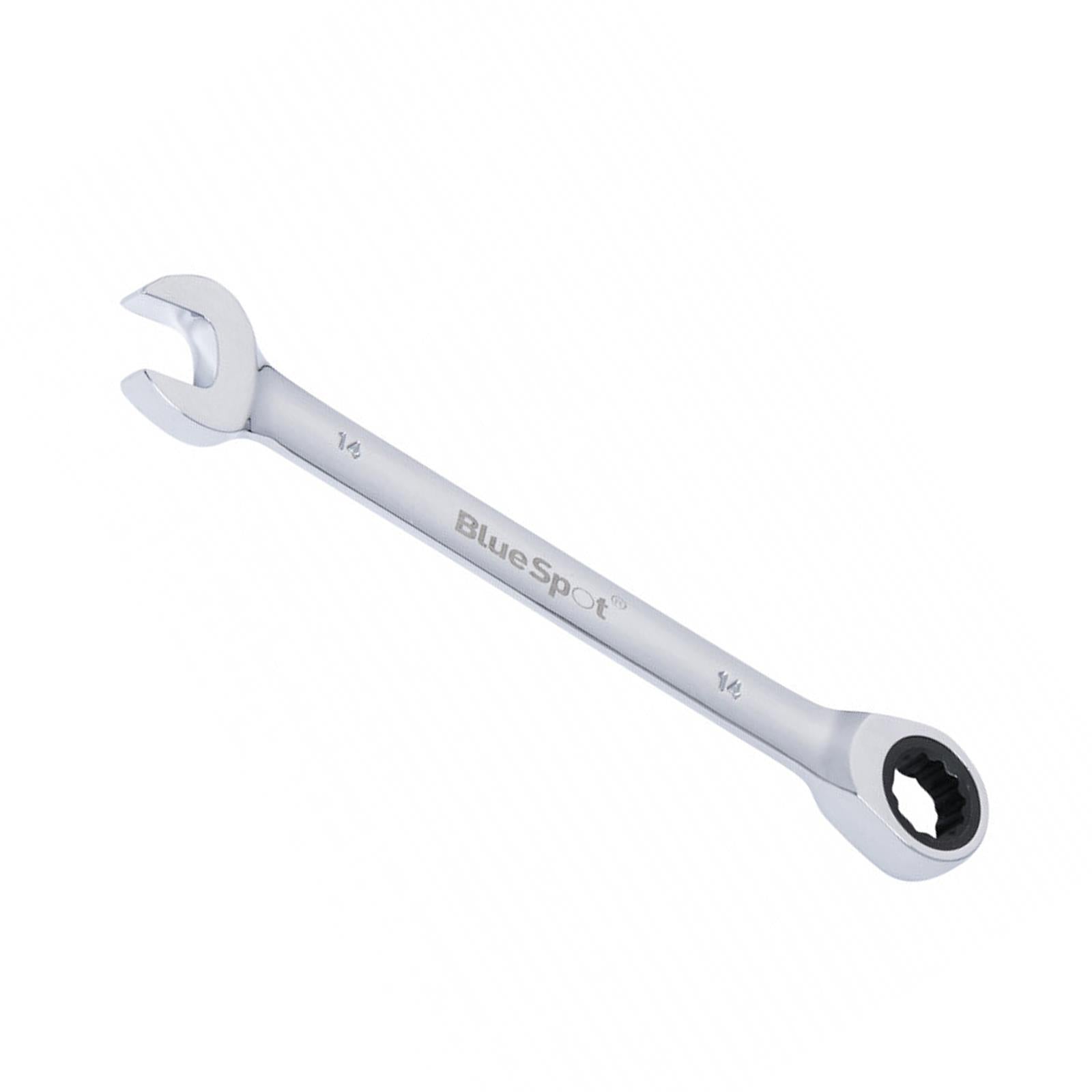 Blue Spot Fixed head Ratchet Spanner Combination Ring open end Wrench 14mm