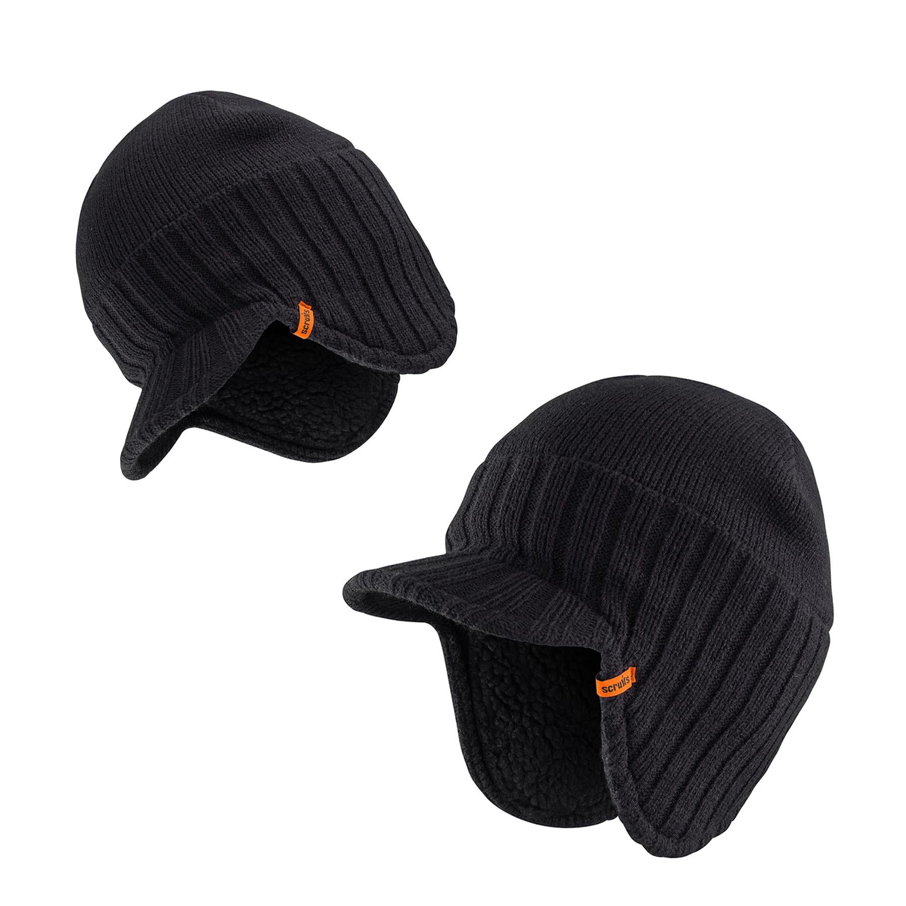 Scruffs Trade Peaked Beanie Comfort And Warmth Black
