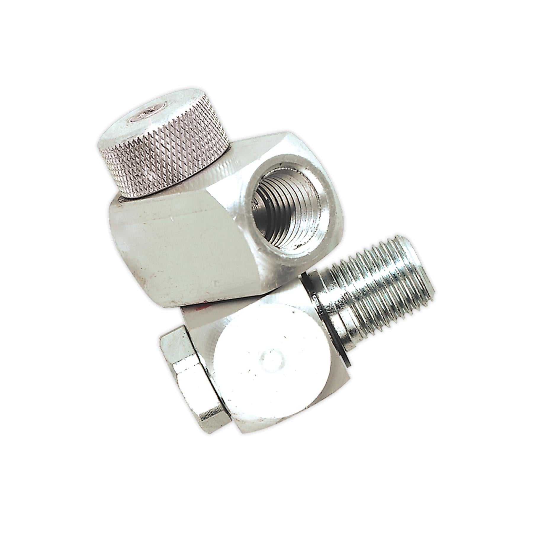 Sealey Z-Swivel Air Hose Connector with Regulator 1/4"BSP