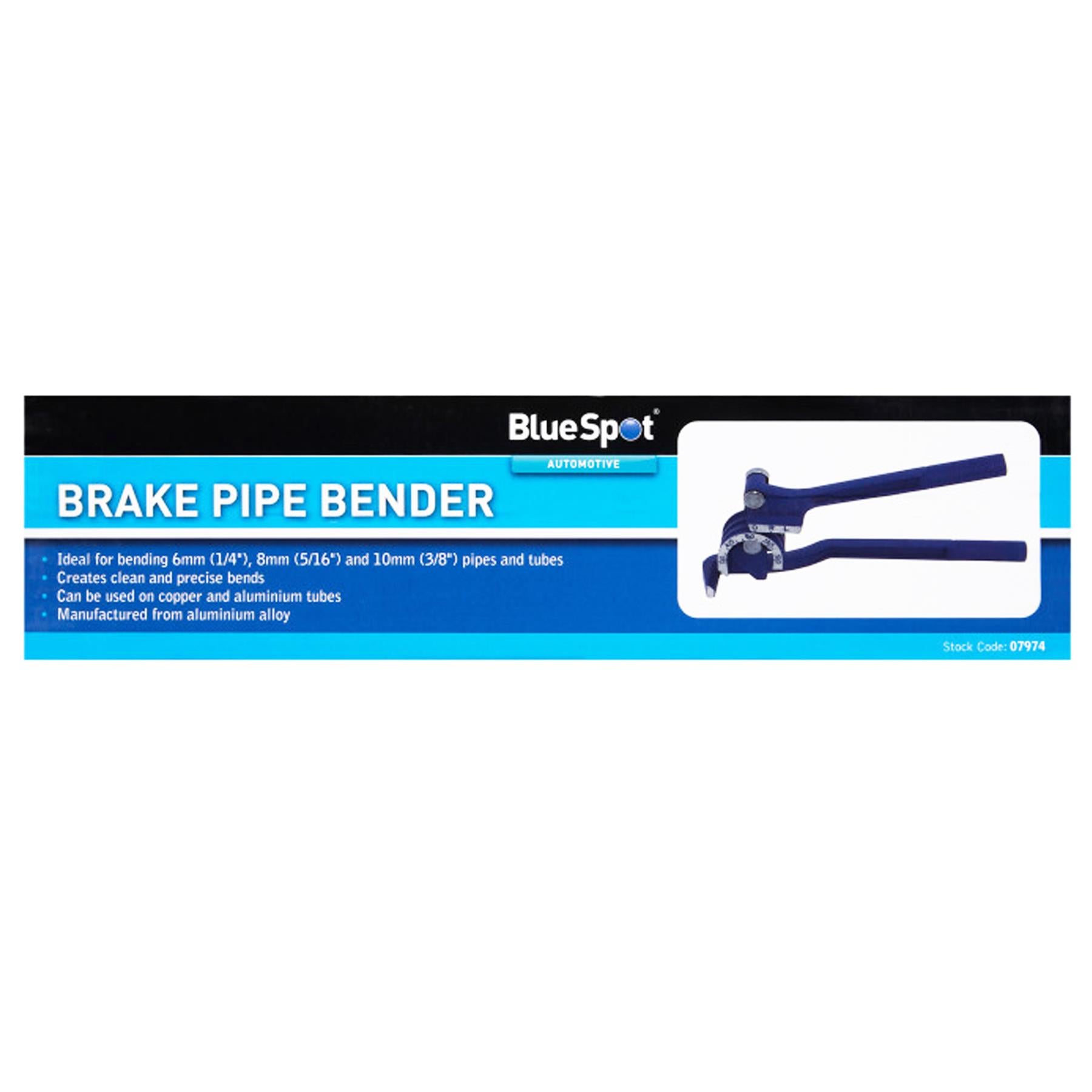 BlueSpot Manual Pipe Bender 180°Tube Bending Tool Brake 6mm 8mm 10mm Copper HD