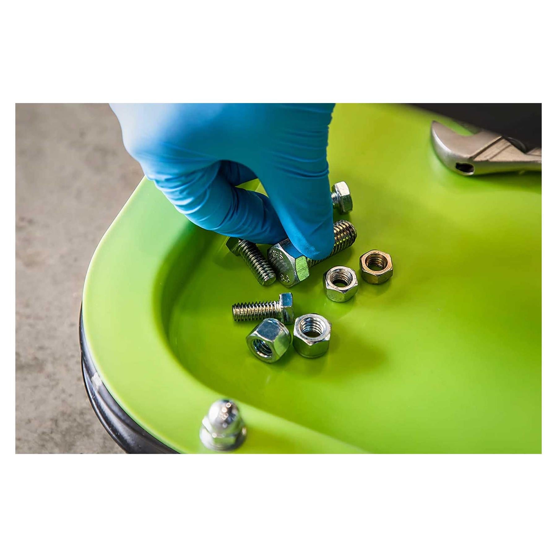 Sealey Mechanic's Utility Seat Deluxe - Hi-Vis Green