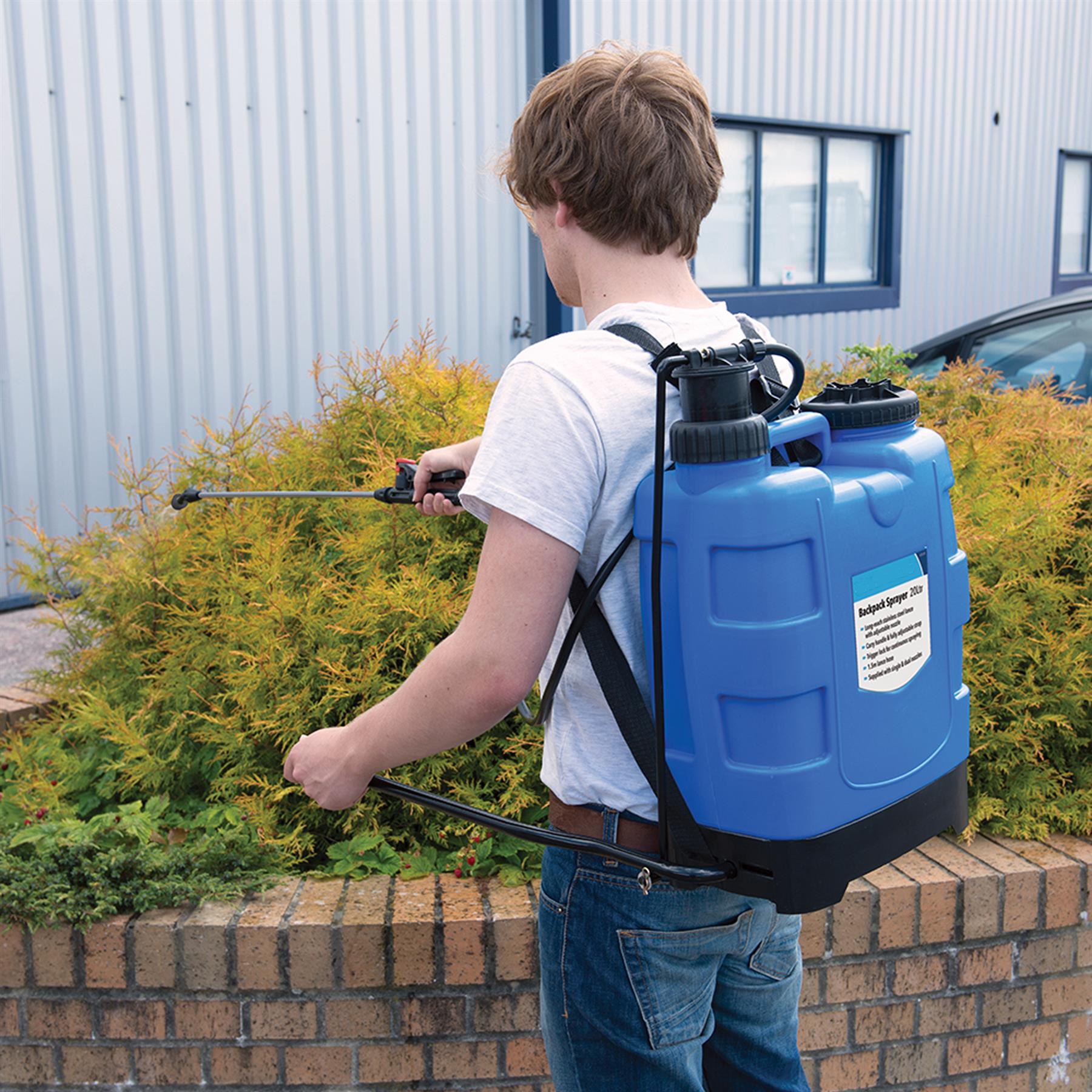 Backpack Sprayer 20Ltr Gardening Long Reach Spray Water,Pesticides,Insecticides
