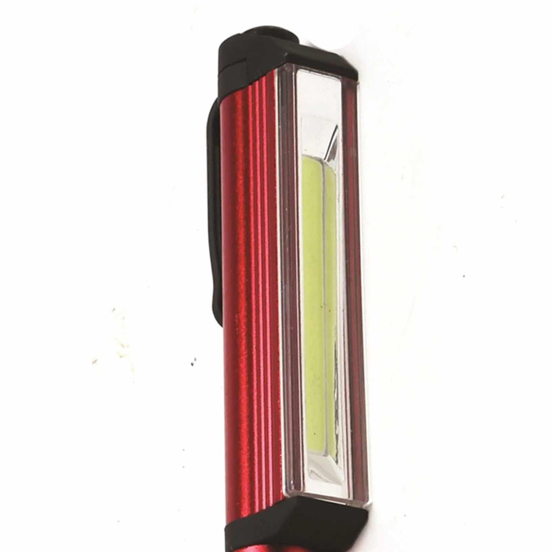 3W COB 200 Hilka Magnetic torch Lumens Pen Work Light with Batteries