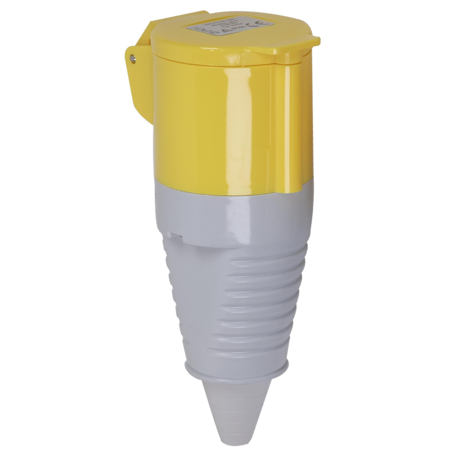 Yellow Socket For Use with 2P+E connectors, 110V 32A IP44 Rated - WC11032 Sealey