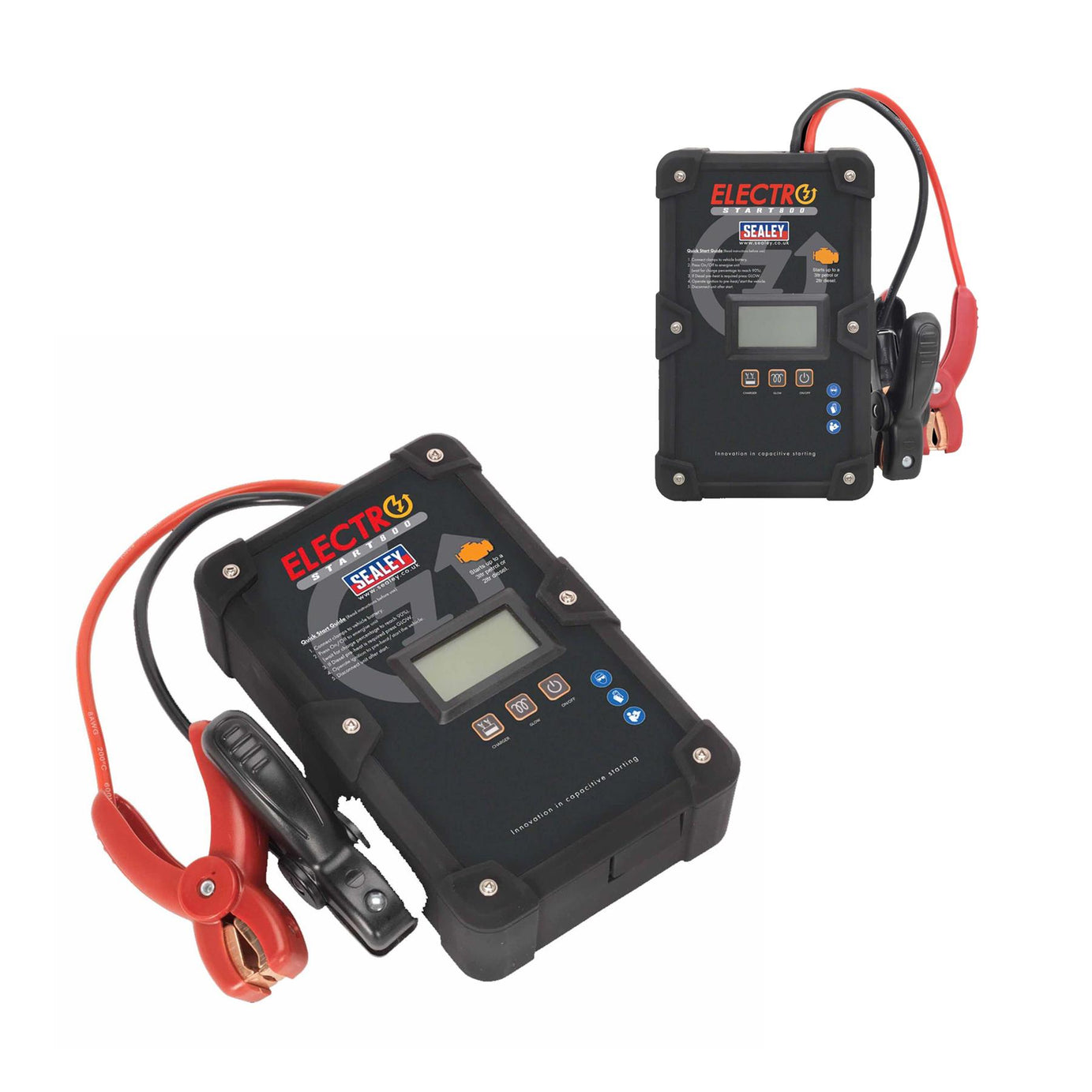 Sealey ElectroStart Batteryless Power Start 800A 12V Simple and safe